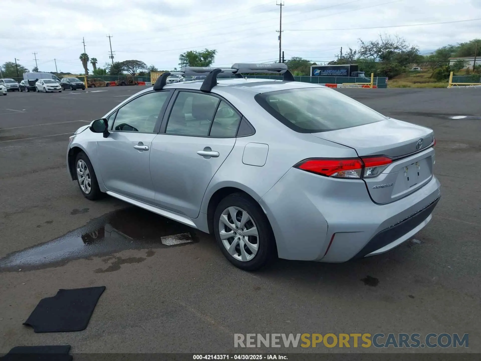 3 Photograph of a damaged car JTDEPRAE9LJ020777 TOYOTA COROLLA 2020