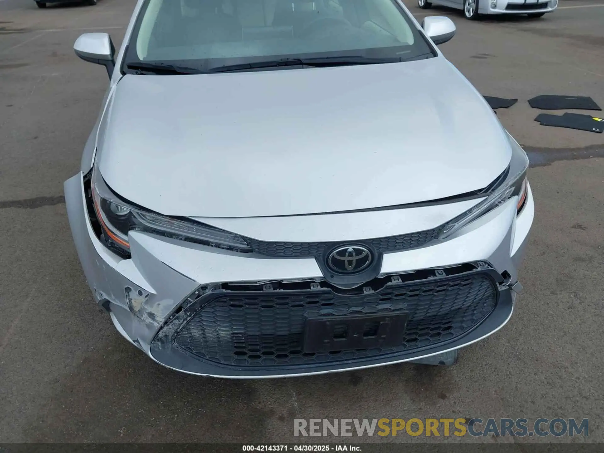 6 Photograph of a damaged car JTDEPRAE9LJ020777 TOYOTA COROLLA 2020