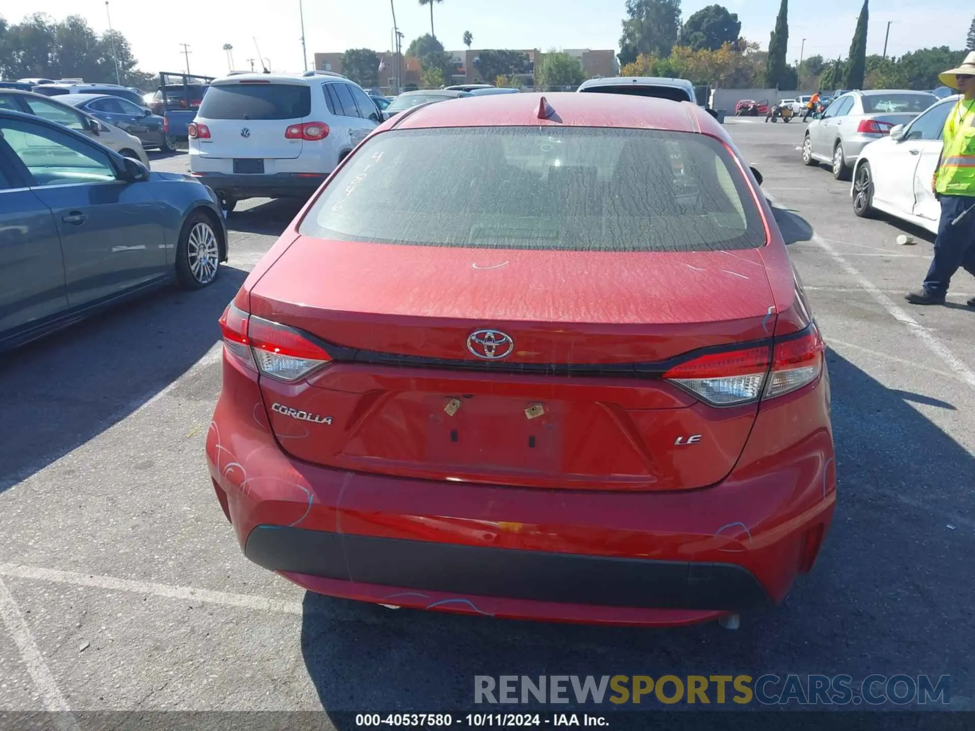 17 Photograph of a damaged car JTDEPRAE9LJ022870 TOYOTA COROLLA 2020