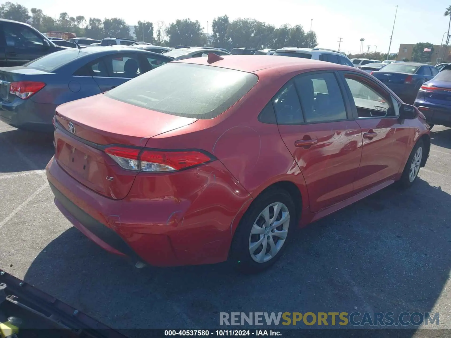 4 Photograph of a damaged car JTDEPRAE9LJ022870 TOYOTA COROLLA 2020