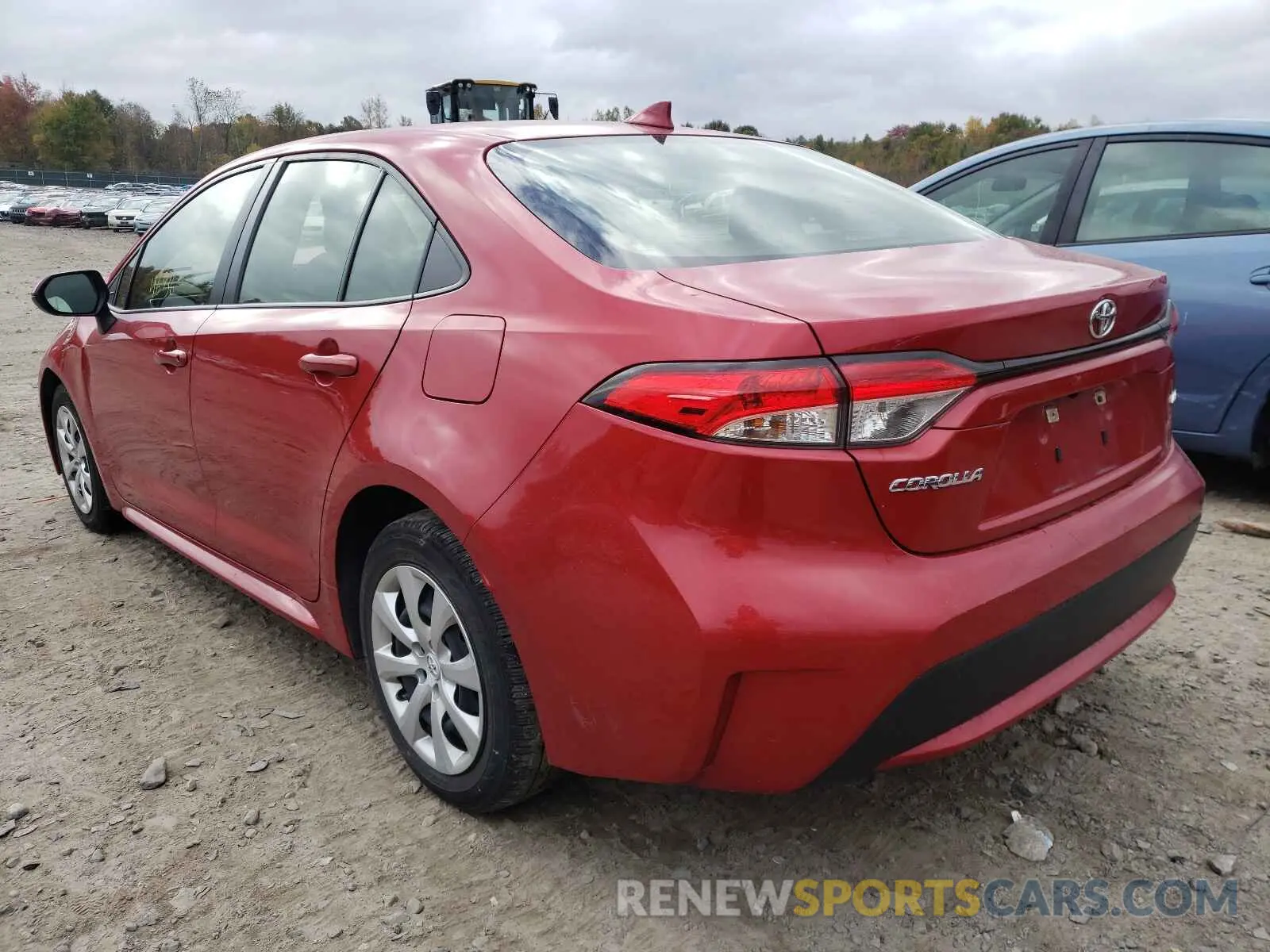 3 Фотография поврежденного автомобиля JTDEPRAE9LJ026739 TOYOTA COROLLA 2020