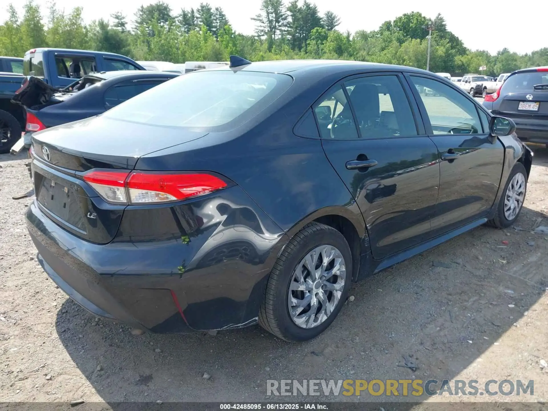 4 Фотография поврежденного автомобиля JTDEPRAE9LJ030371 TOYOTA COROLLA 2020