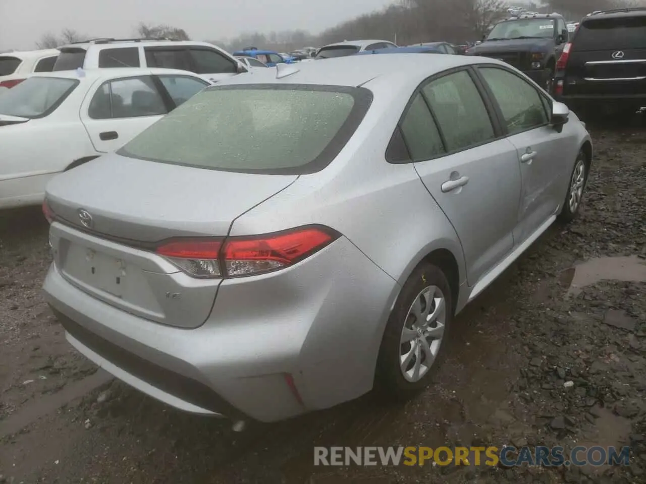 3 Фотография поврежденного автомобиля JTDEPRAE9LJ030872 TOYOTA COROLLA 2020
