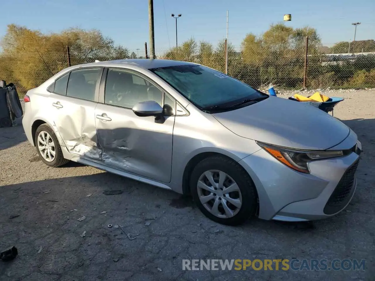 4 Photograph of a damaged car JTDEPRAE9LJ038650 TOYOTA COROLLA 2020