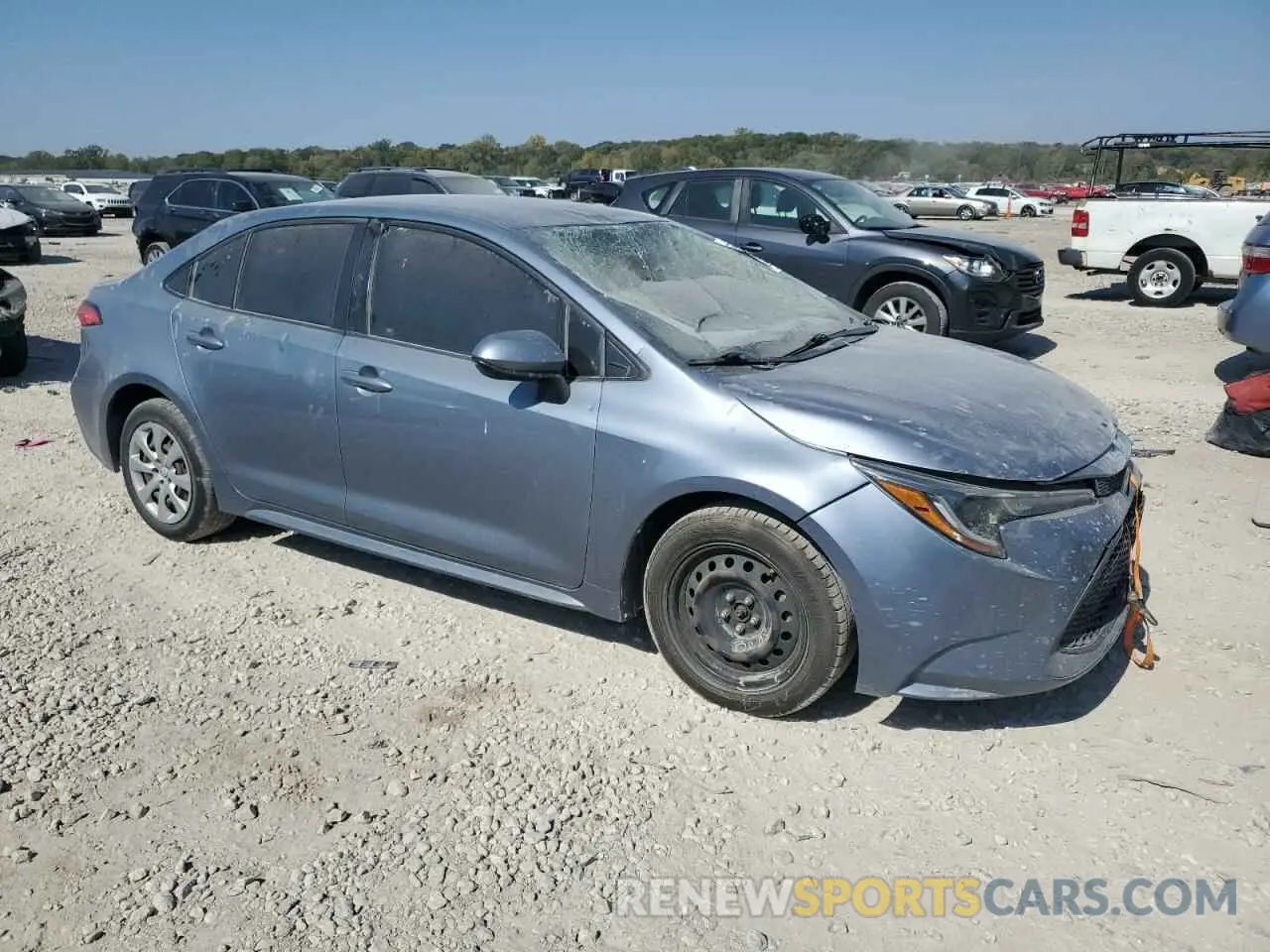 4 Фотография поврежденного автомобиля JTDEPRAE9LJ038714 TOYOTA COROLLA 2020