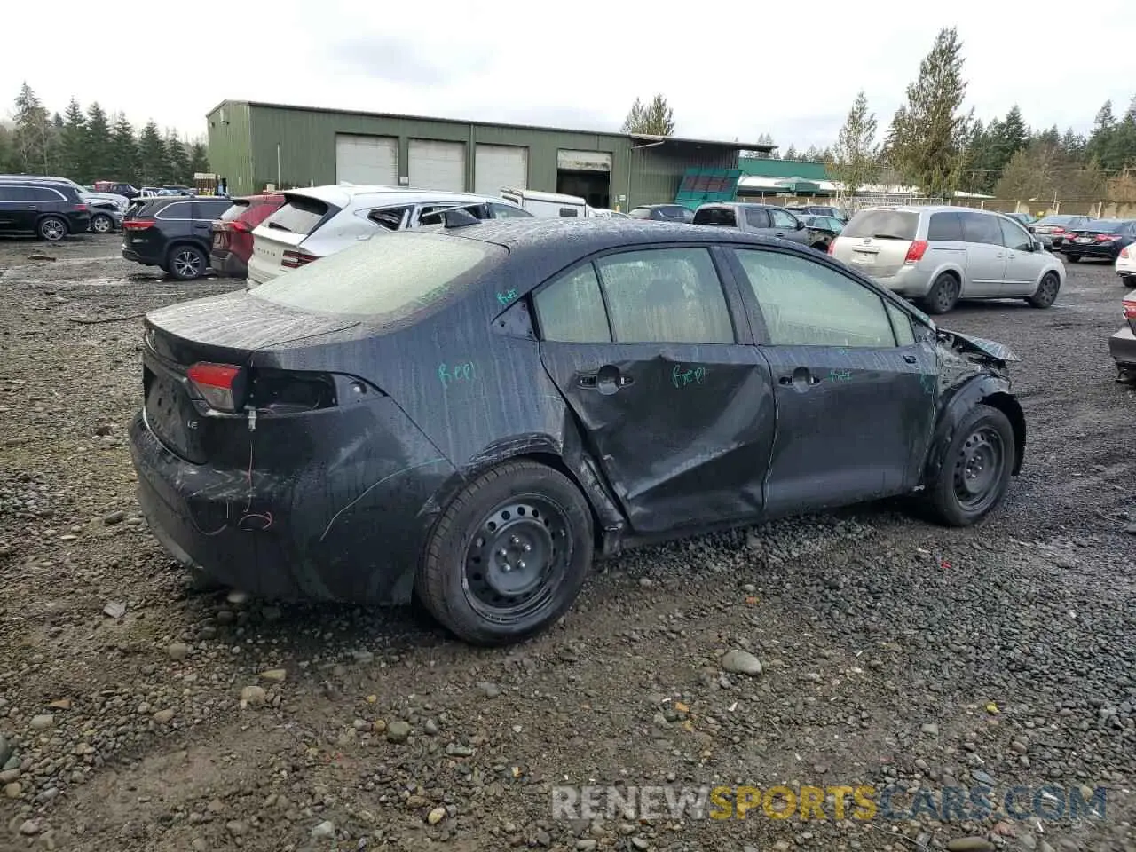 3 Фотография поврежденного автомобиля JTDEPRAE9LJ045419 TOYOTA COROLLA 2020