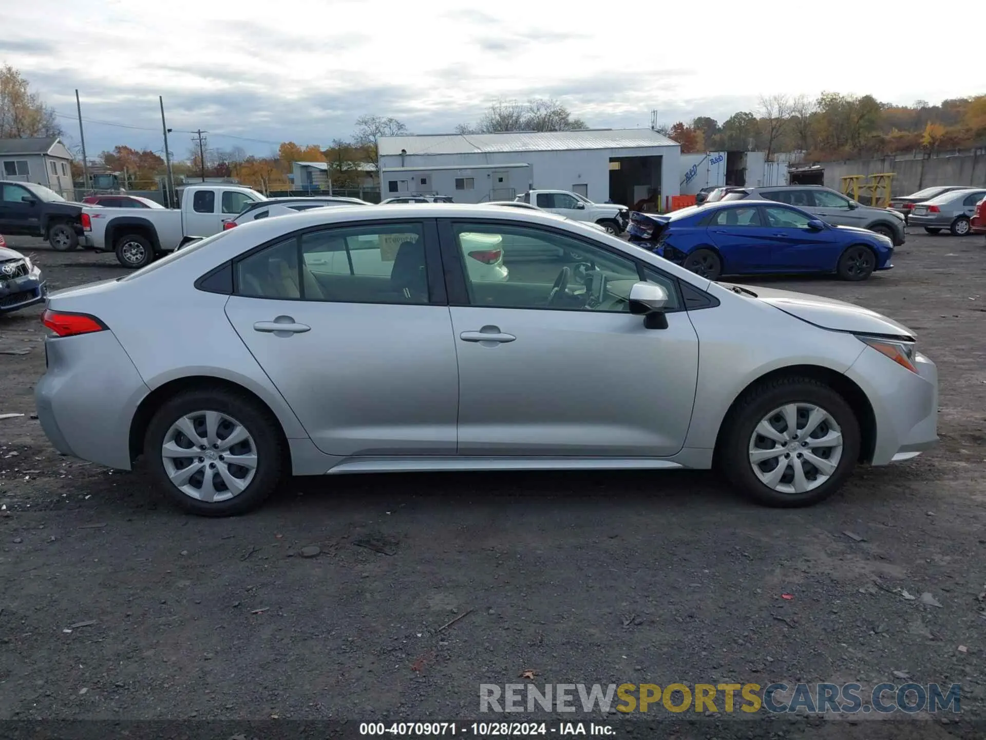 13 Photograph of a damaged car JTDEPRAE9LJ050779 TOYOTA COROLLA 2020