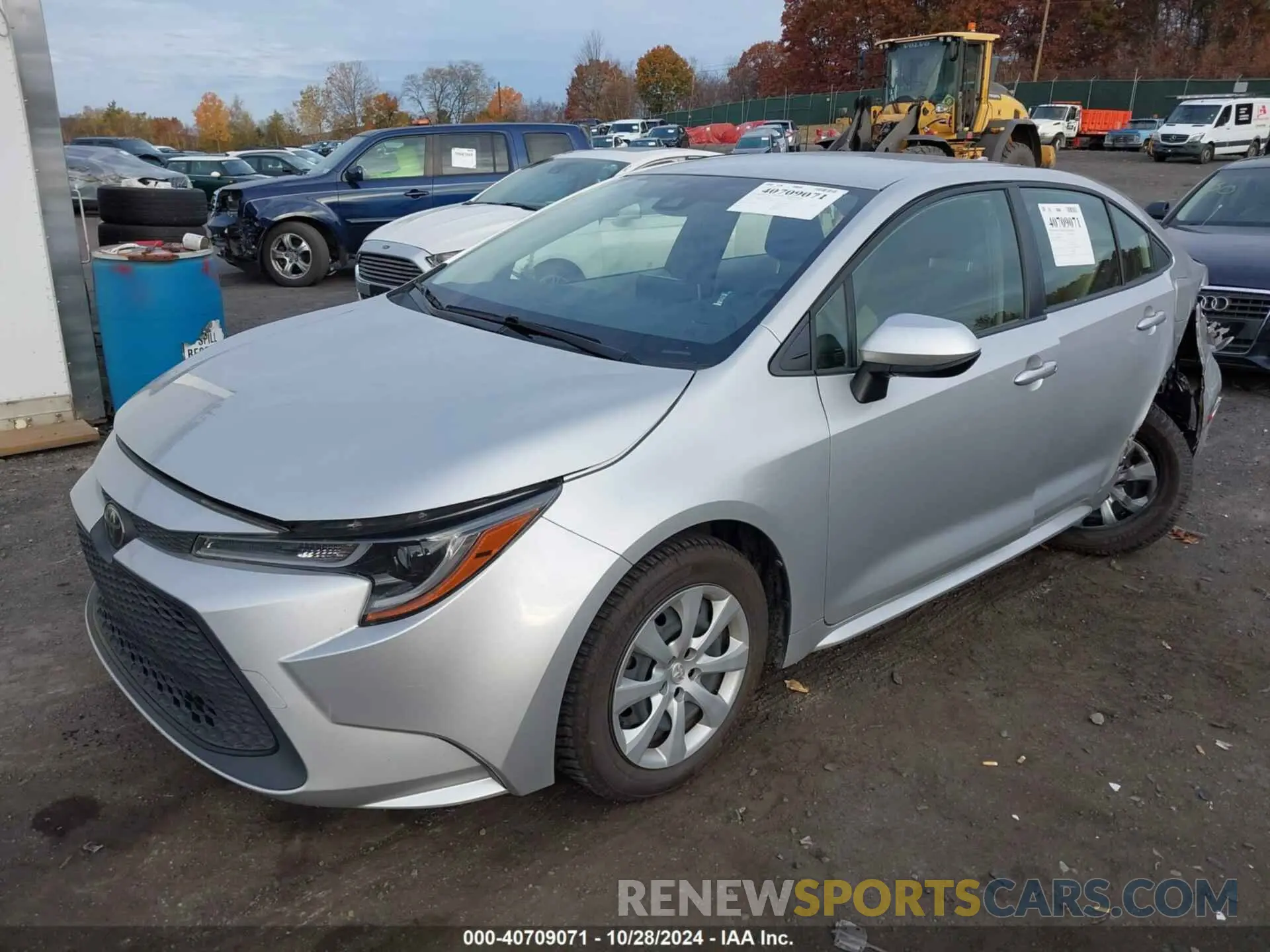 2 Photograph of a damaged car JTDEPRAE9LJ050779 TOYOTA COROLLA 2020