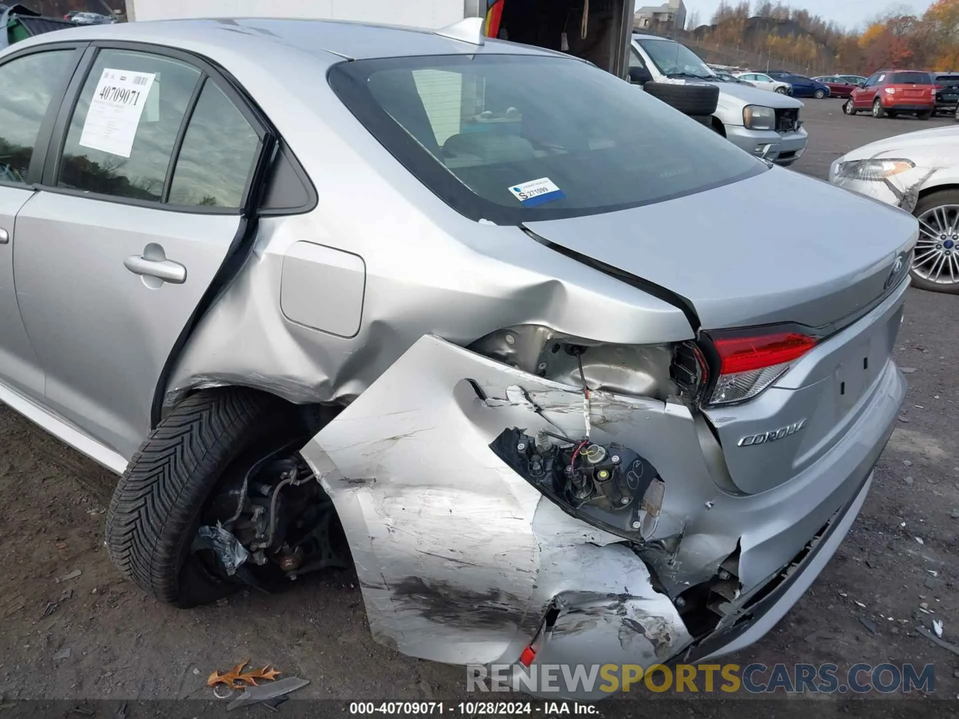 6 Photograph of a damaged car JTDEPRAE9LJ050779 TOYOTA COROLLA 2020
