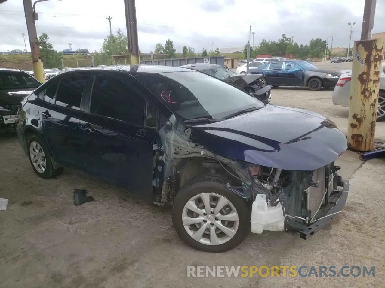 9 Photograph of a damaged car JTDEPRAE9LJ052063 TOYOTA COROLLA 2020