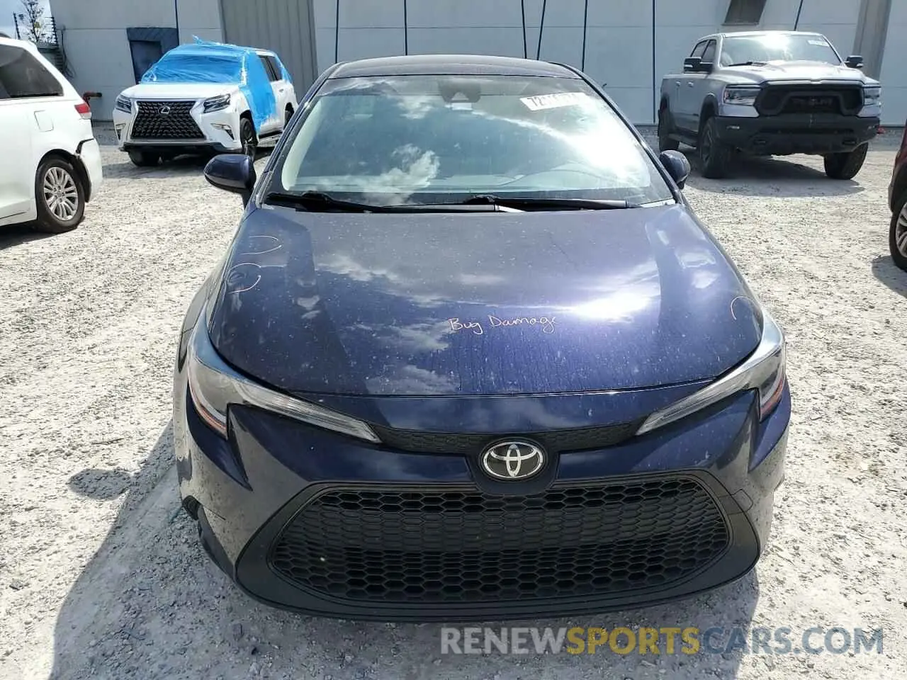 5 Фотография поврежденного автомобиля JTDEPRAE9LJ056078 TOYOTA COROLLA 2020