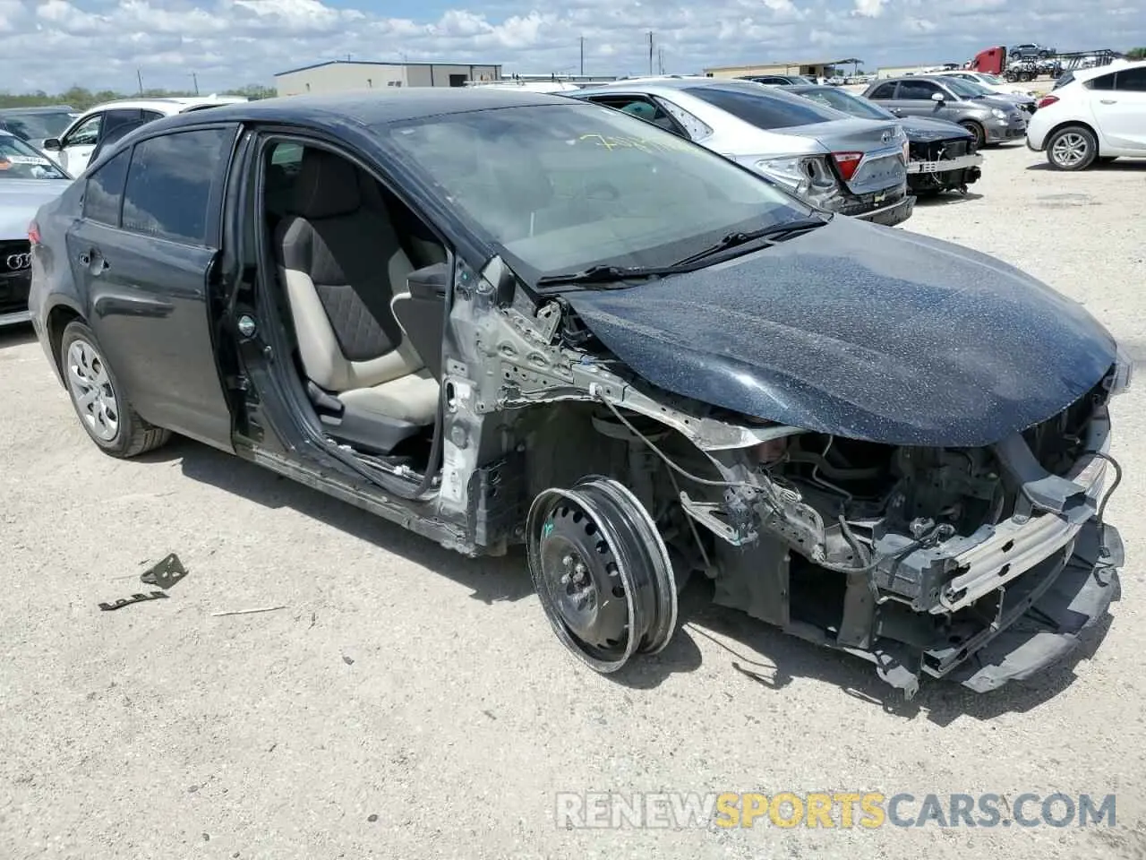 4 Фотография поврежденного автомобиля JTDEPRAE9LJ056310 TOYOTA COROLLA 2020