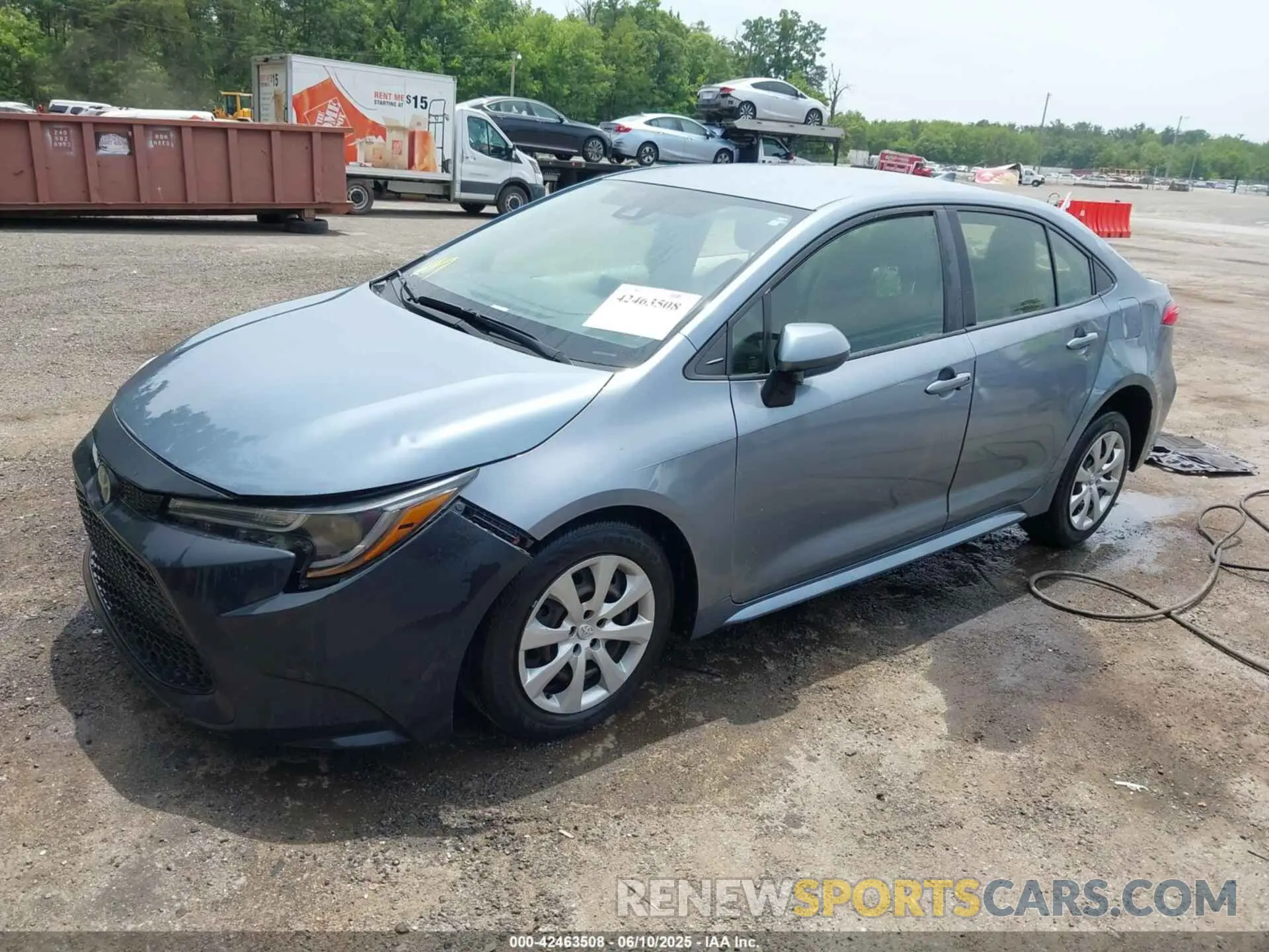 2 Фотография поврежденного автомобиля JTDEPRAE9LJ059370 TOYOTA COROLLA 2020