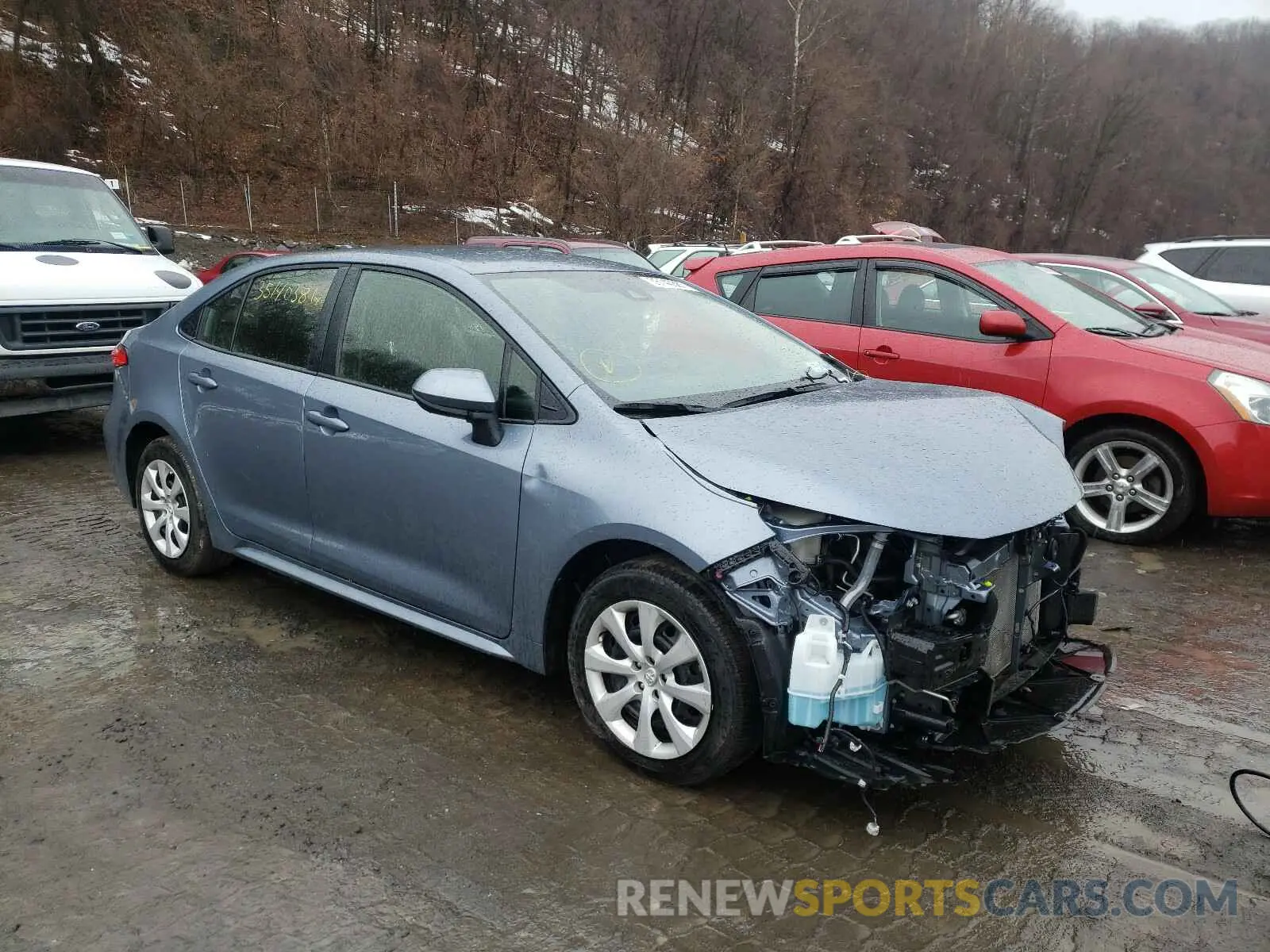 1 Photograph of a damaged car JTDEPRAE9LJ071129 TOYOTA COROLLA 2020