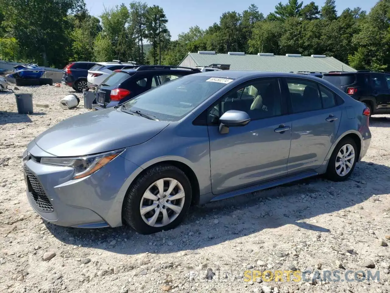 1 Photograph of a damaged car JTDEPRAE9LJ071826 TOYOTA COROLLA 2020