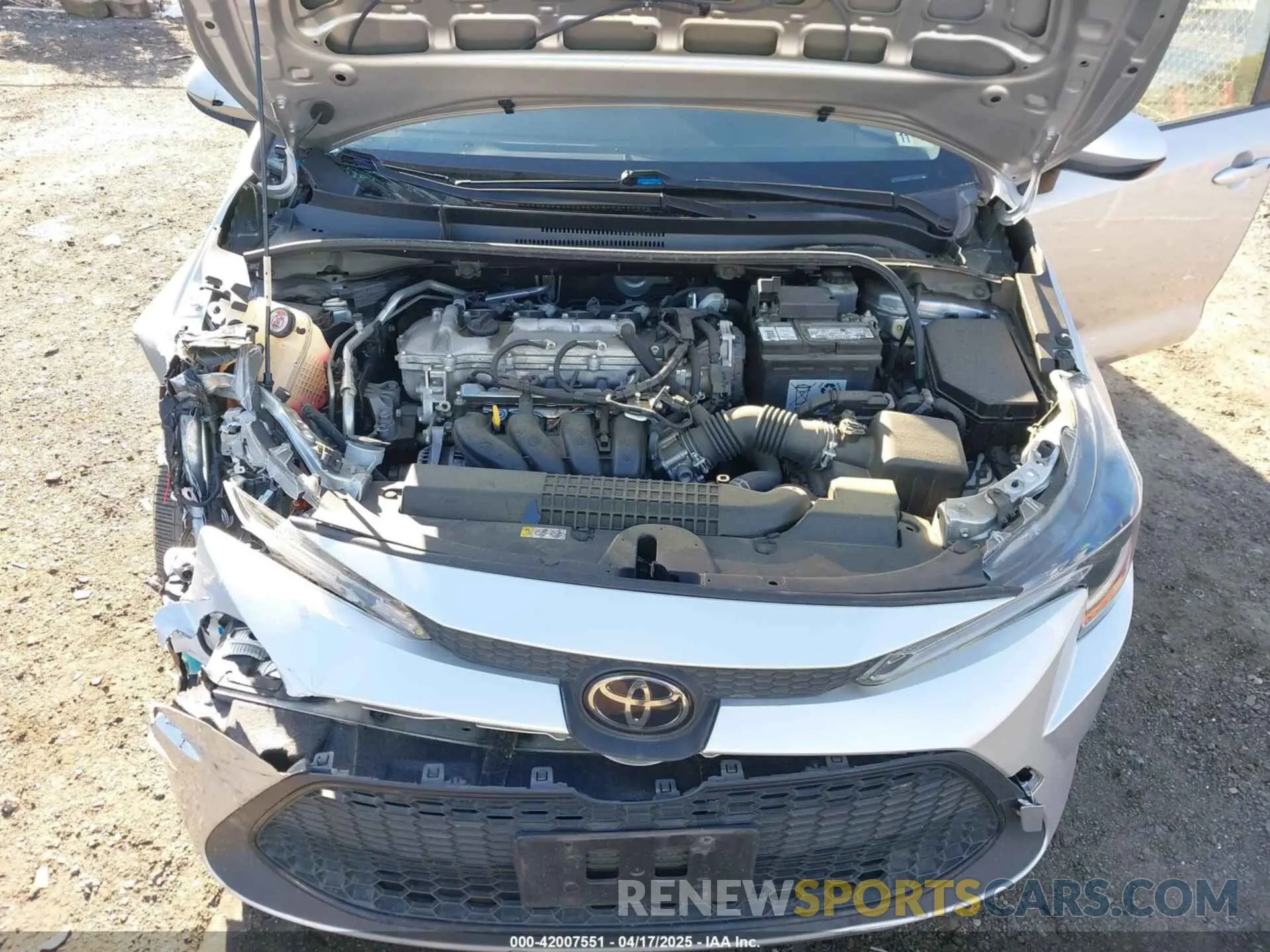 10 Фотография поврежденного автомобиля JTDEPRAE9LJ078792 TOYOTA COROLLA 2020