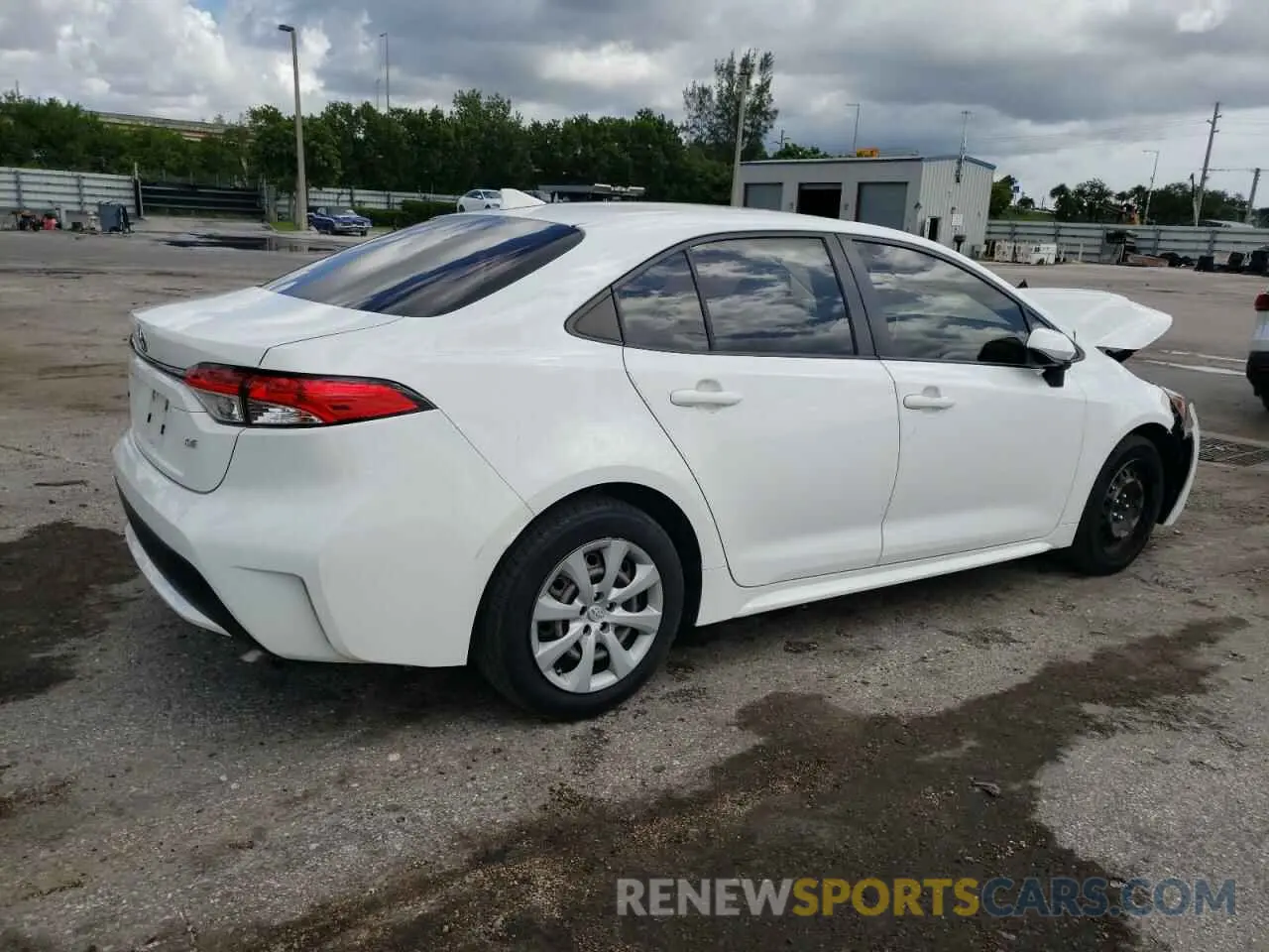 3 Photograph of a damaged car JTDEPRAE9LJ080137 TOYOTA COROLLA 2020