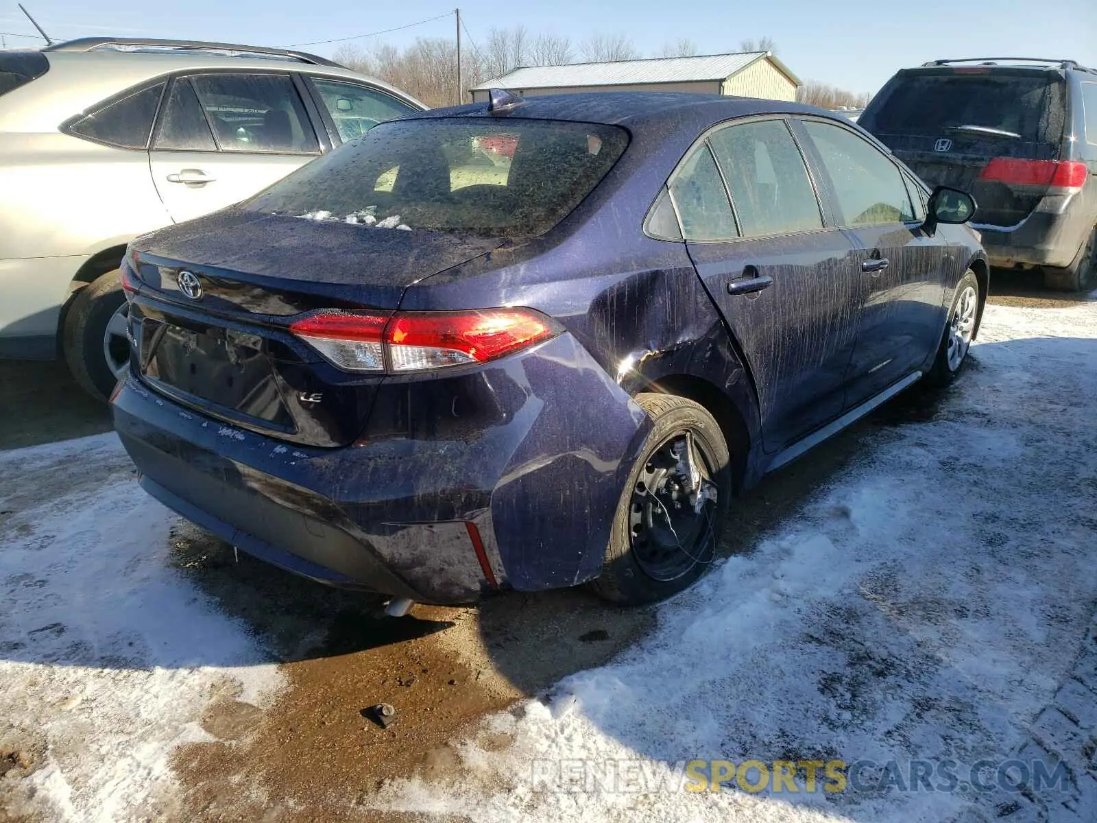 4 Photograph of a damaged car JTDEPRAE9LJ086472 TOYOTA COROLLA 2020