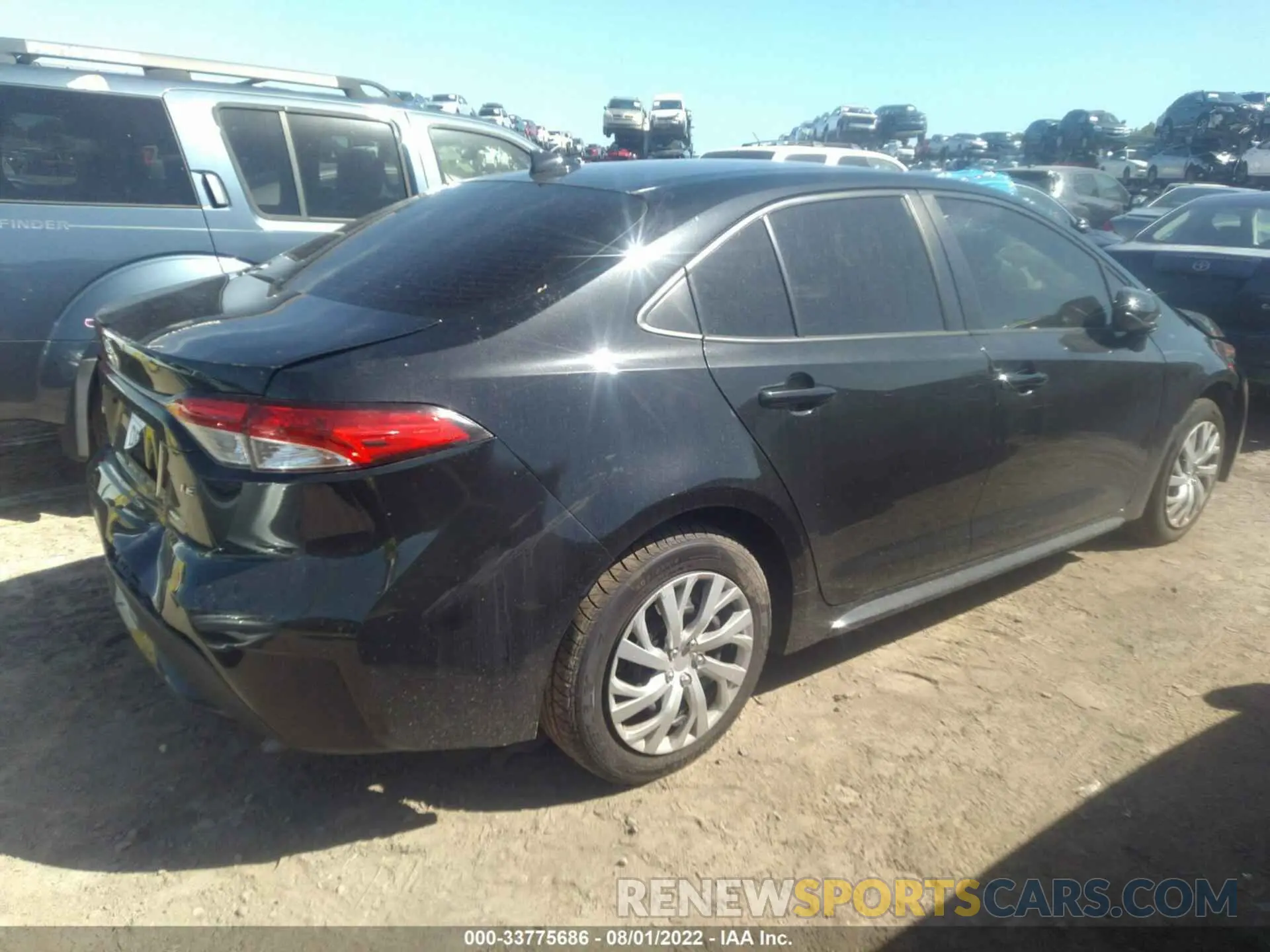 4 Photograph of a damaged car JTDEPRAE9LJ089467 TOYOTA COROLLA 2020