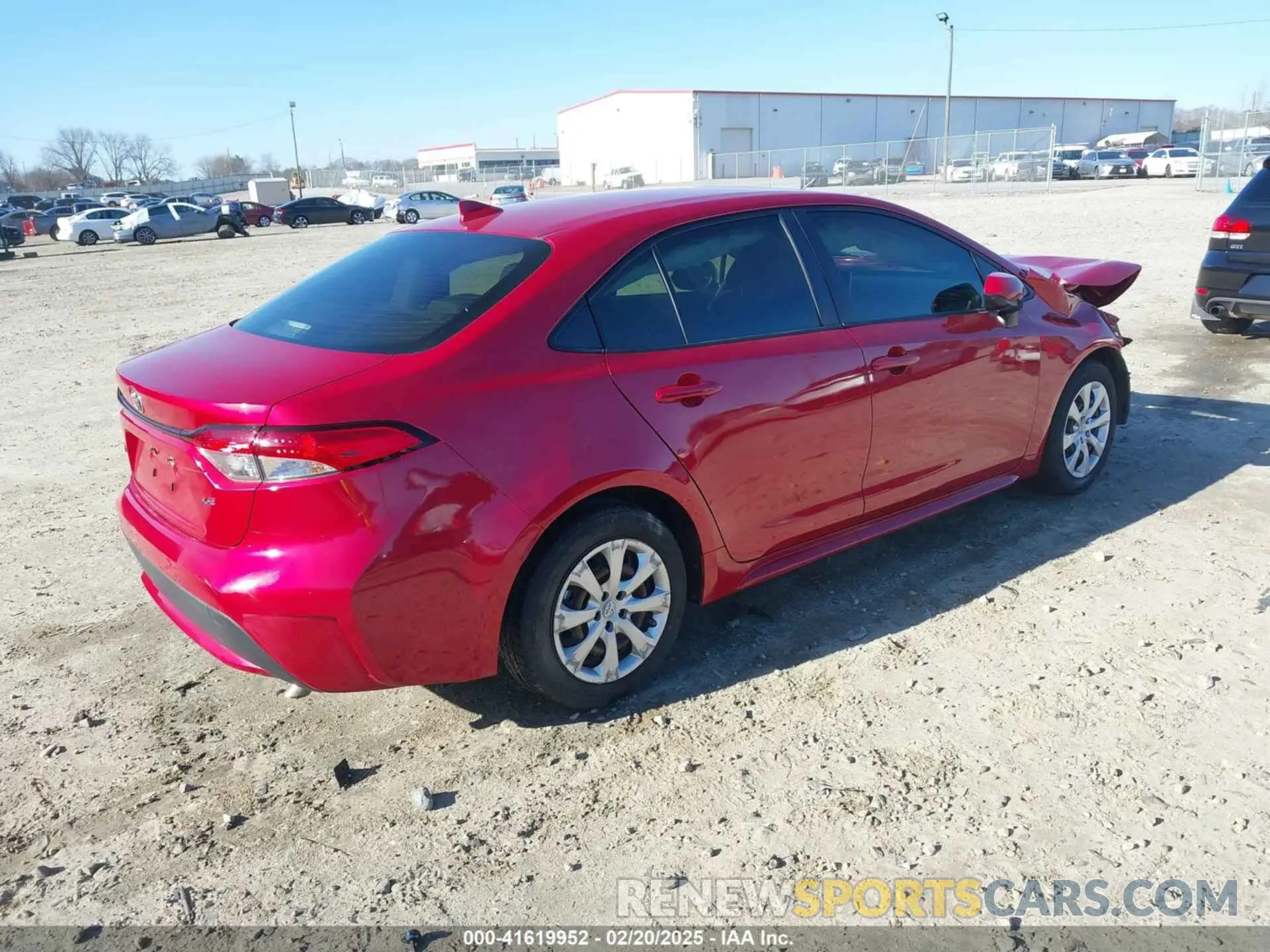 4 Photograph of a damaged car JTDEPRAE9LJ094569 TOYOTA COROLLA 2020