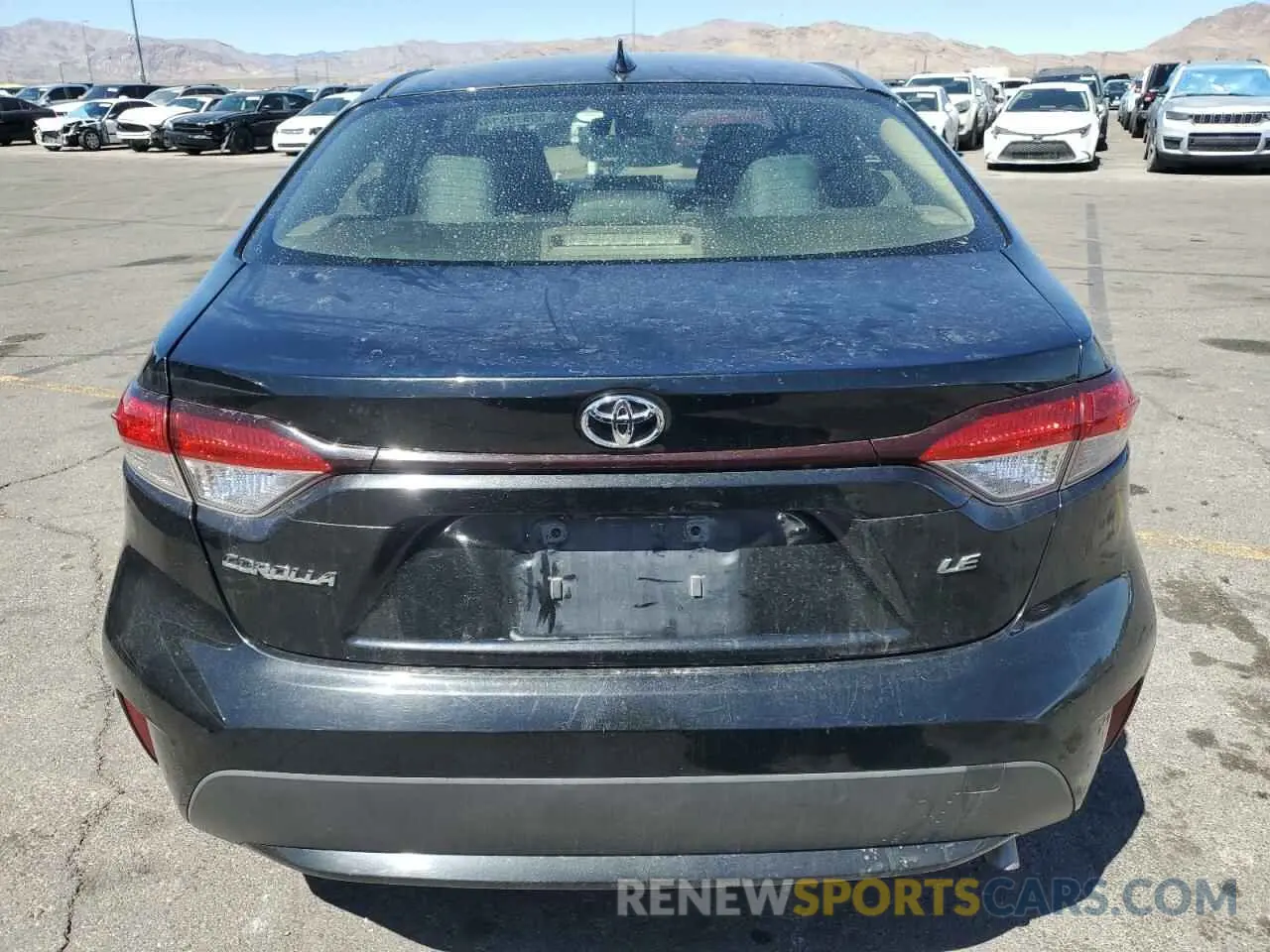 6 Photograph of a damaged car JTDEPRAE9LJ097049 TOYOTA COROLLA 2020