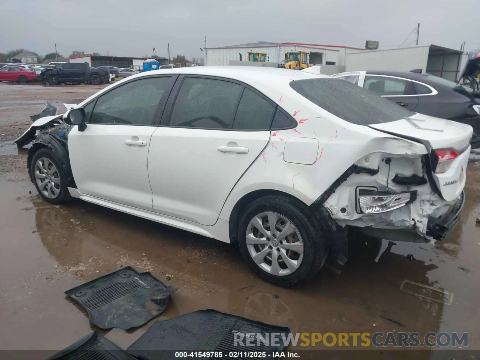 3 Фотография поврежденного автомобиля JTDEPRAE9LJ097326 TOYOTA COROLLA 2020
