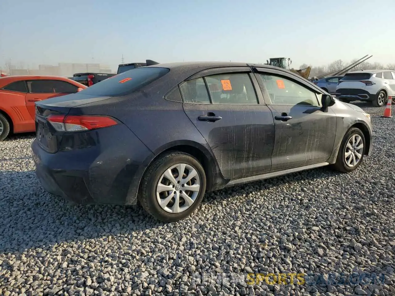 3 Фотография поврежденного автомобиля JTDEPRAE9LJ098640 TOYOTA COROLLA 2020