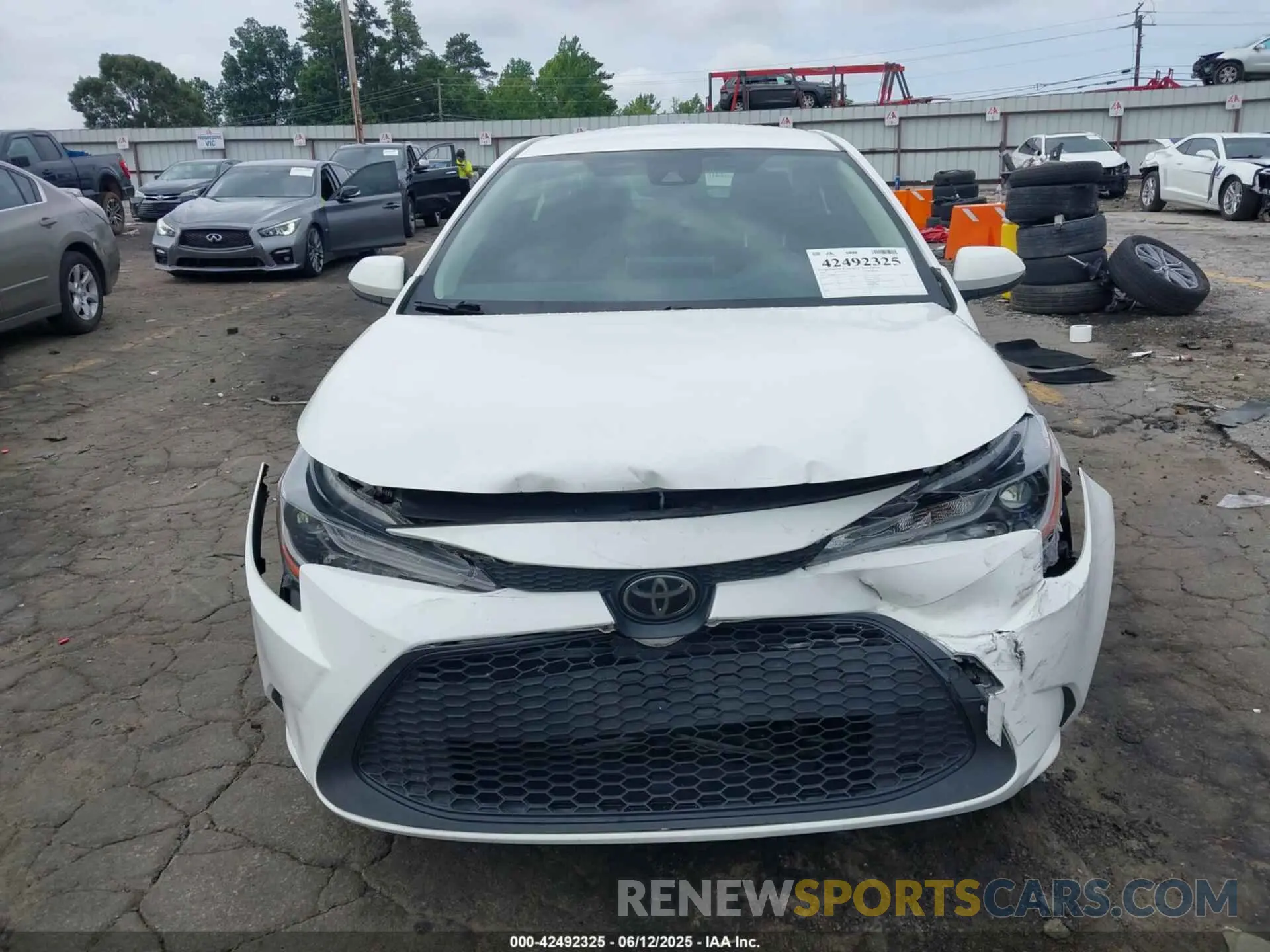12 Photograph of a damaged car JTDEPRAE9LJ098878 TOYOTA COROLLA 2020