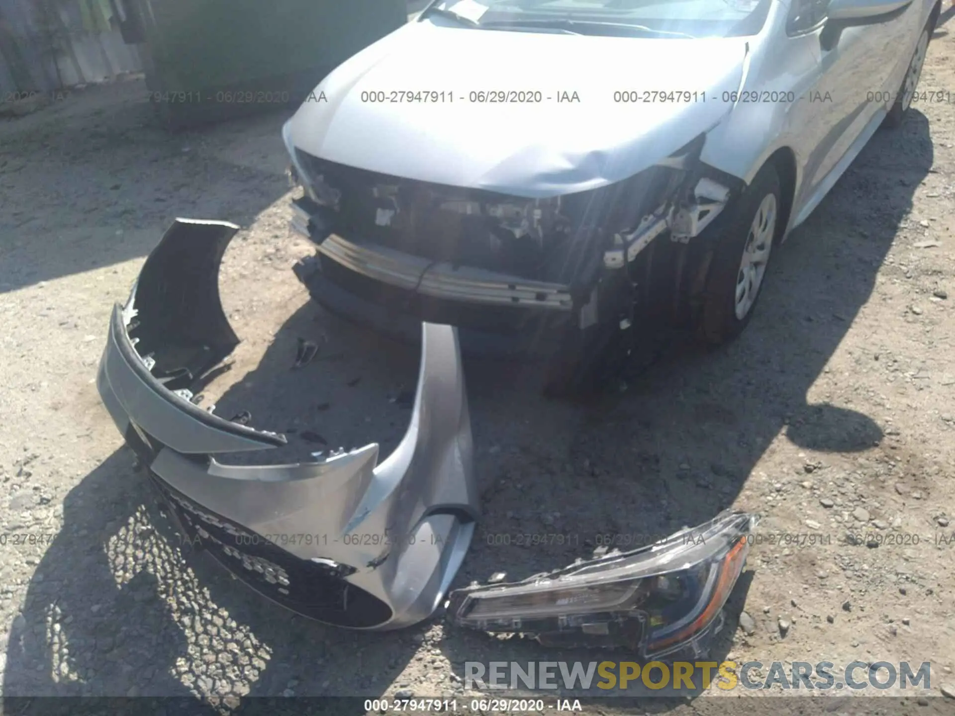 6 Photograph of a damaged car JTDEPRAE9LJ098962 TOYOTA COROLLA 2020