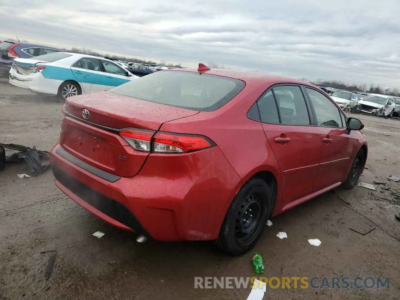 3 Photograph of a damaged car JTDEPRAE9LJ101293 TOYOTA COROLLA 2020