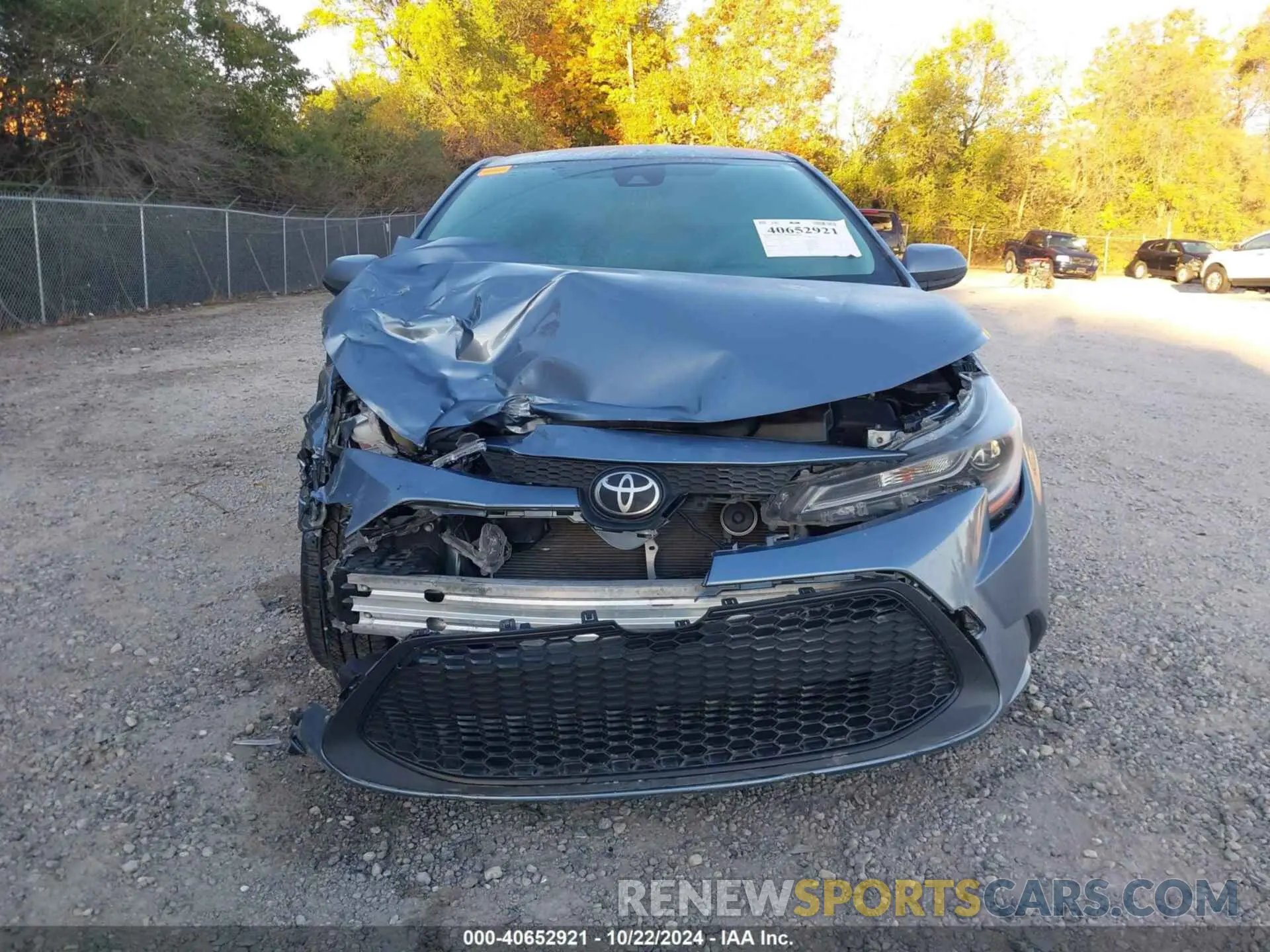 13 Photograph of a damaged car JTDEPRAE9LJ102895 TOYOTA COROLLA 2020