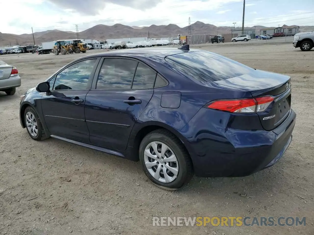 2 Photograph of a damaged car JTDEPRAE9LJ106624 TOYOTA COROLLA 2020