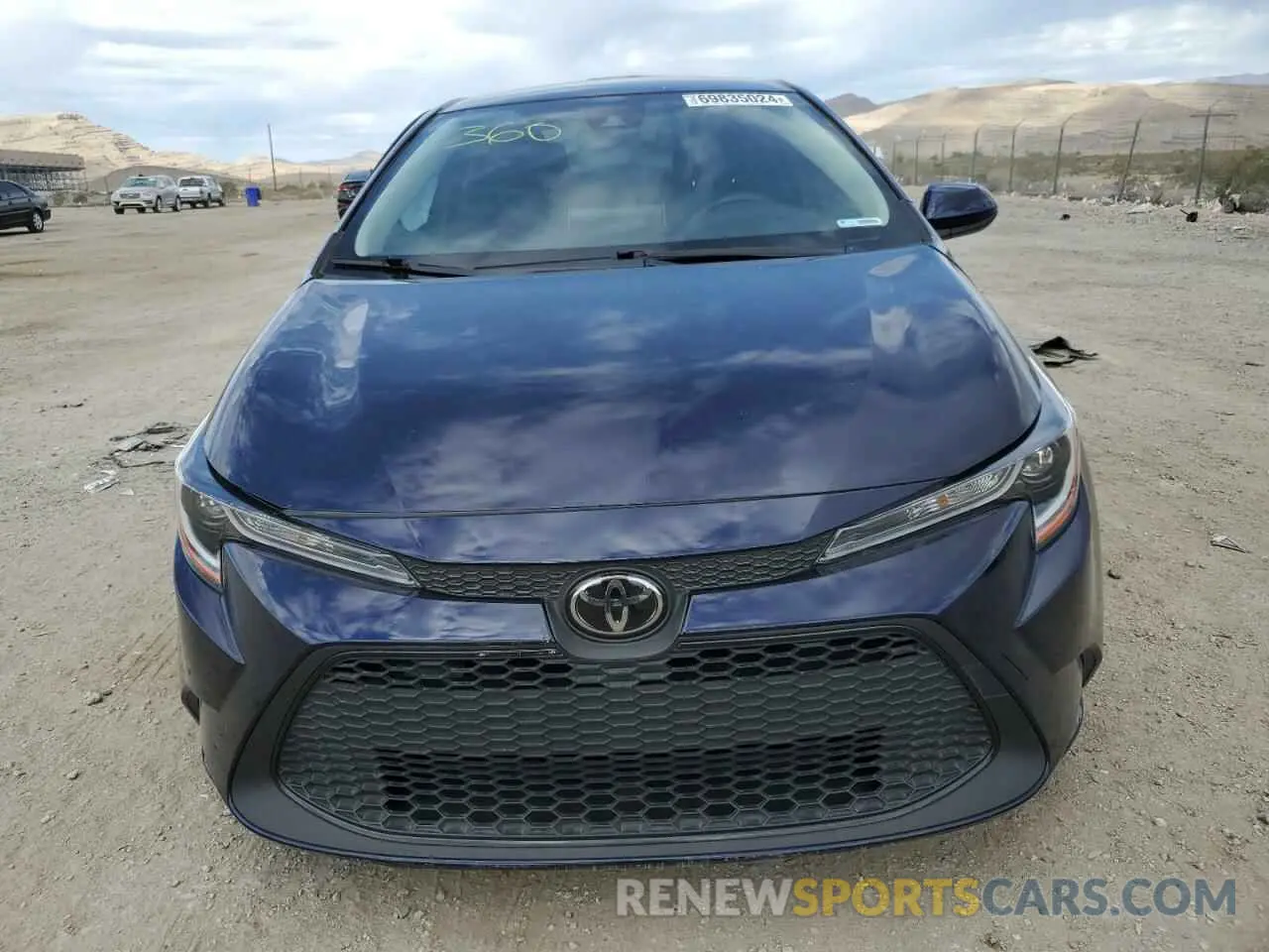 5 Photograph of a damaged car JTDEPRAE9LJ106624 TOYOTA COROLLA 2020