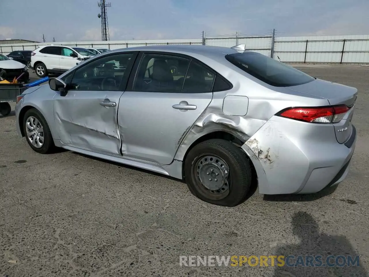 2 Фотография поврежденного автомобиля JTDEPRAE9LJ113993 TOYOTA COROLLA 2020