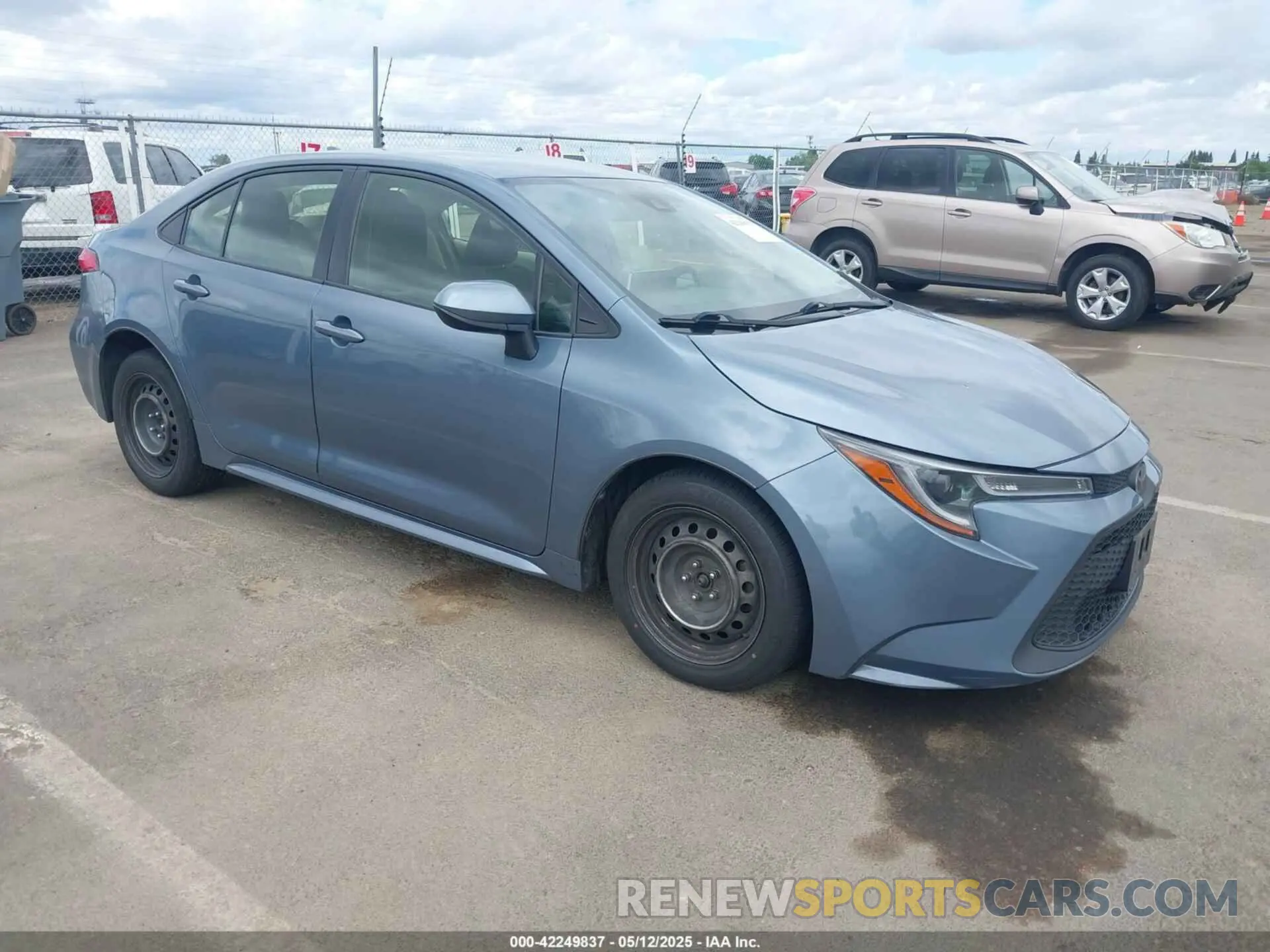 1 Фотография поврежденного автомобиля JTDEPRAE9LJ116683 TOYOTA COROLLA 2020