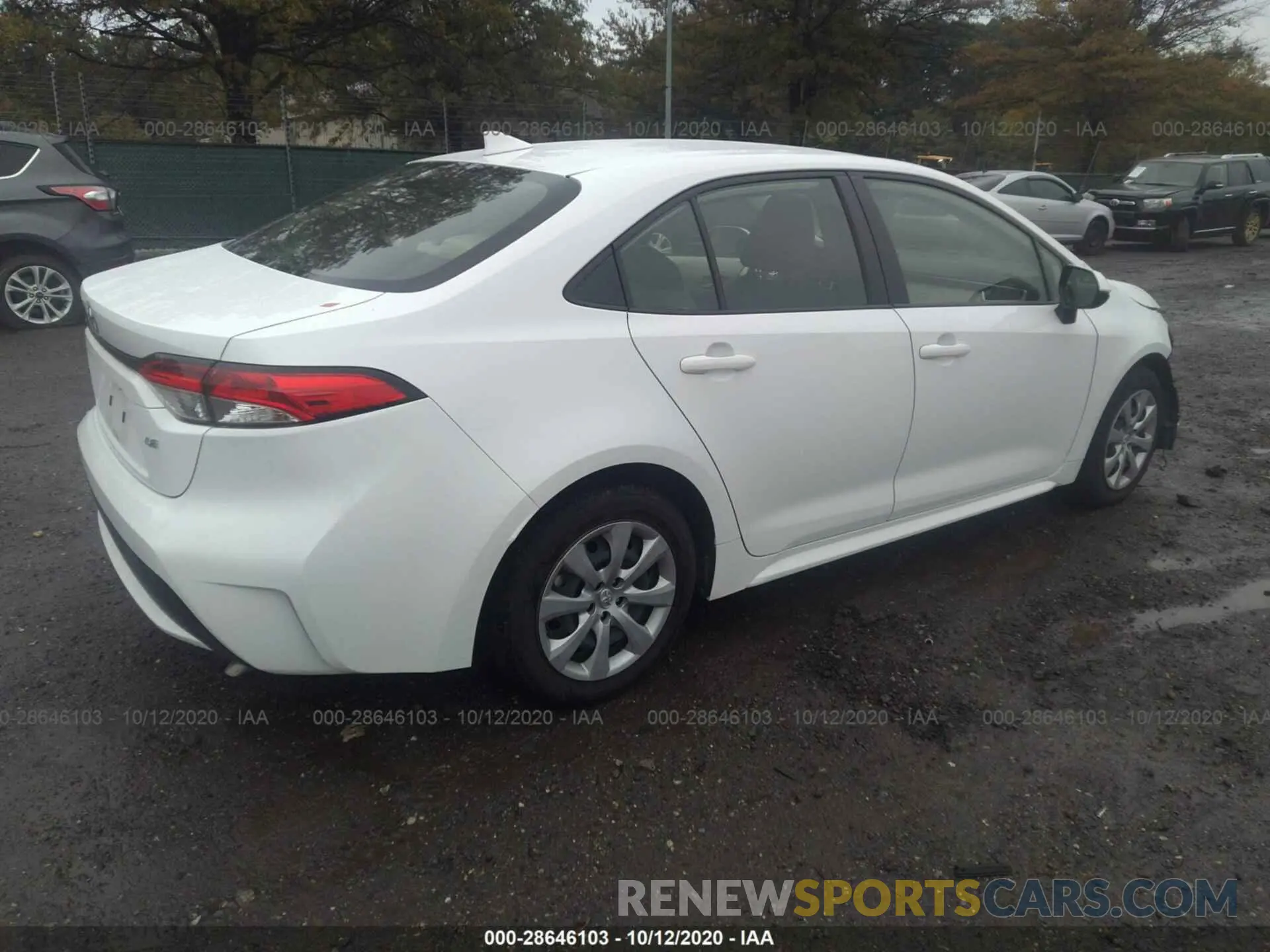 4 Photograph of a damaged car JTDEPRAEXLJ000425 TOYOTA COROLLA 2020