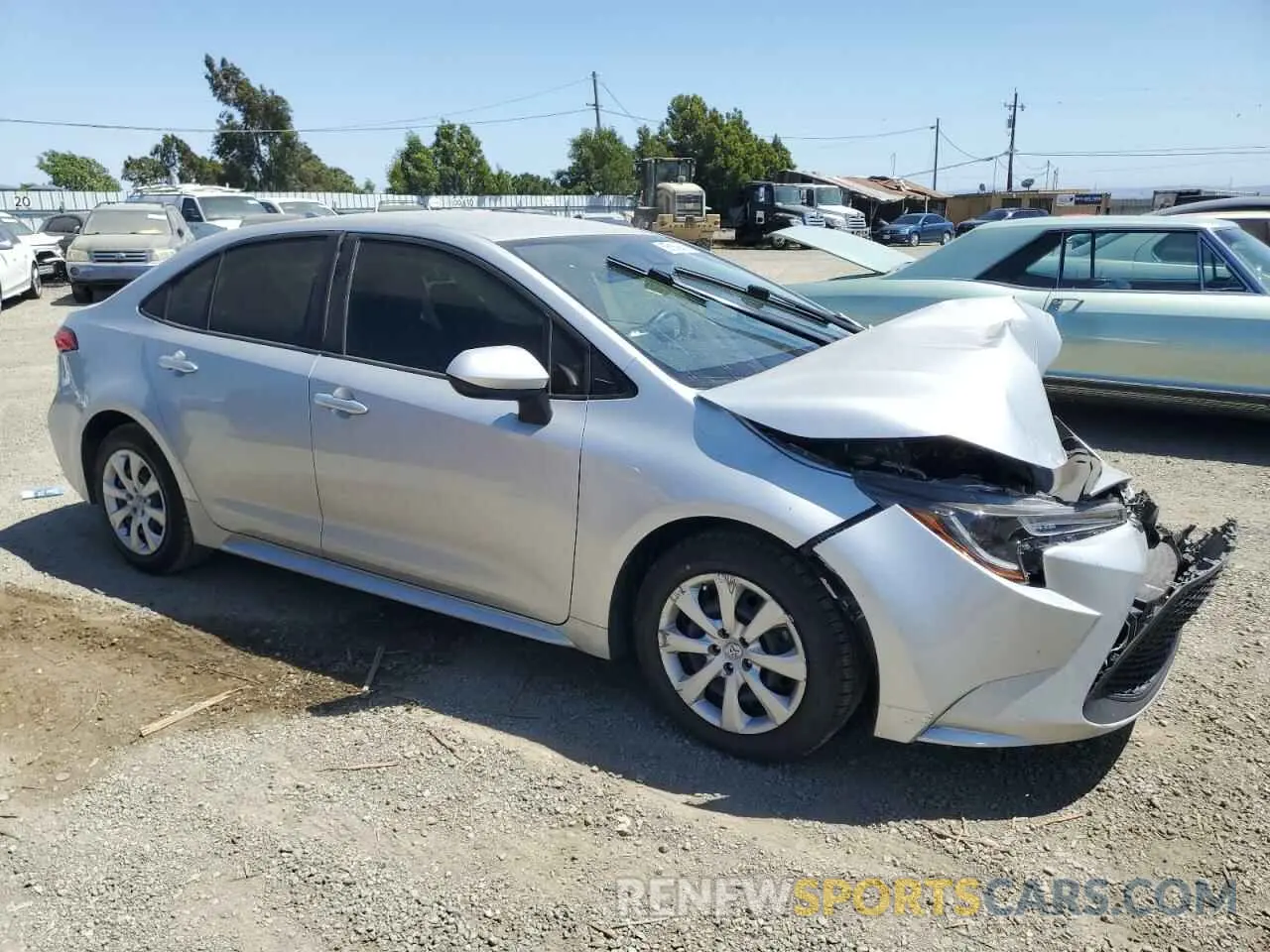 4 Photograph of a damaged car JTDEPRAEXLJ012896 TOYOTA COROLLA 2020