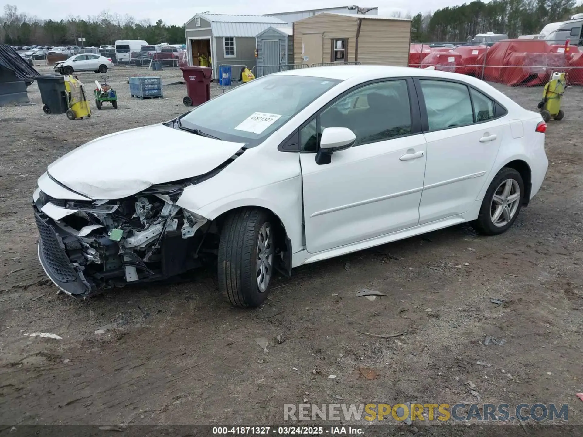 2 Photograph of a damaged car JTDEPRAEXLJ013241 TOYOTA COROLLA 2020