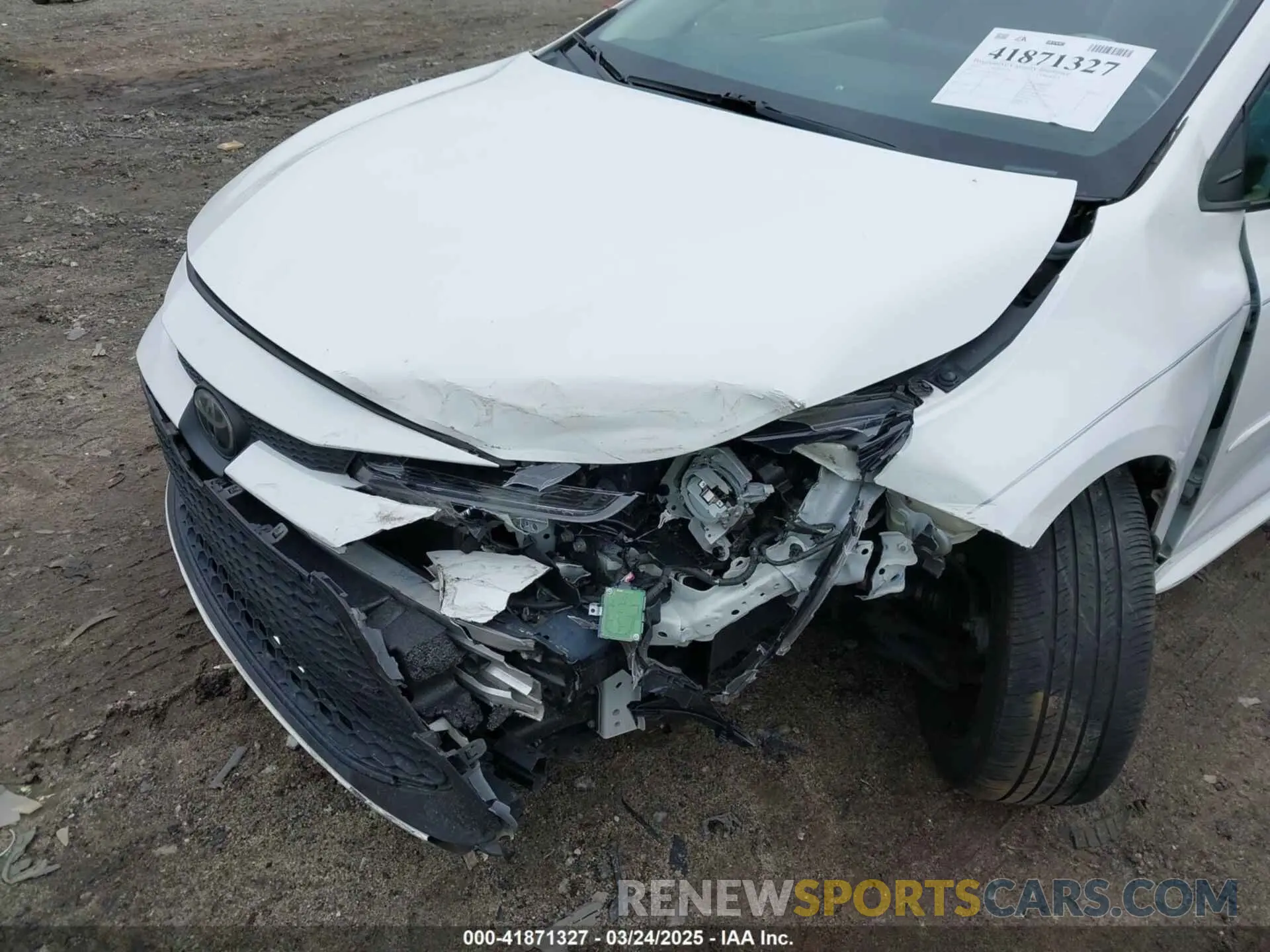 6 Photograph of a damaged car JTDEPRAEXLJ013241 TOYOTA COROLLA 2020