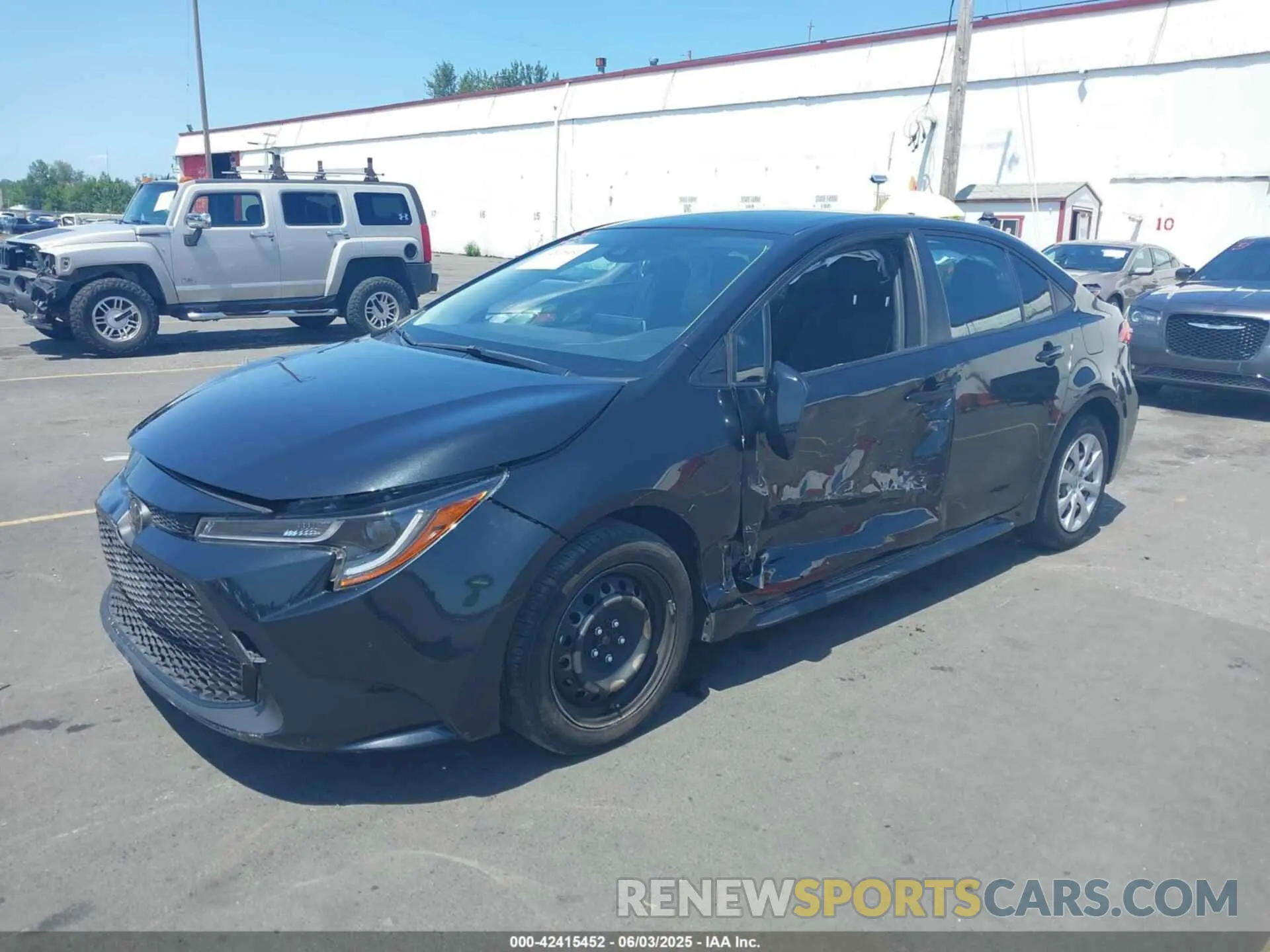 2 Photograph of a damaged car JTDEPRAEXLJ013918 TOYOTA COROLLA 2020