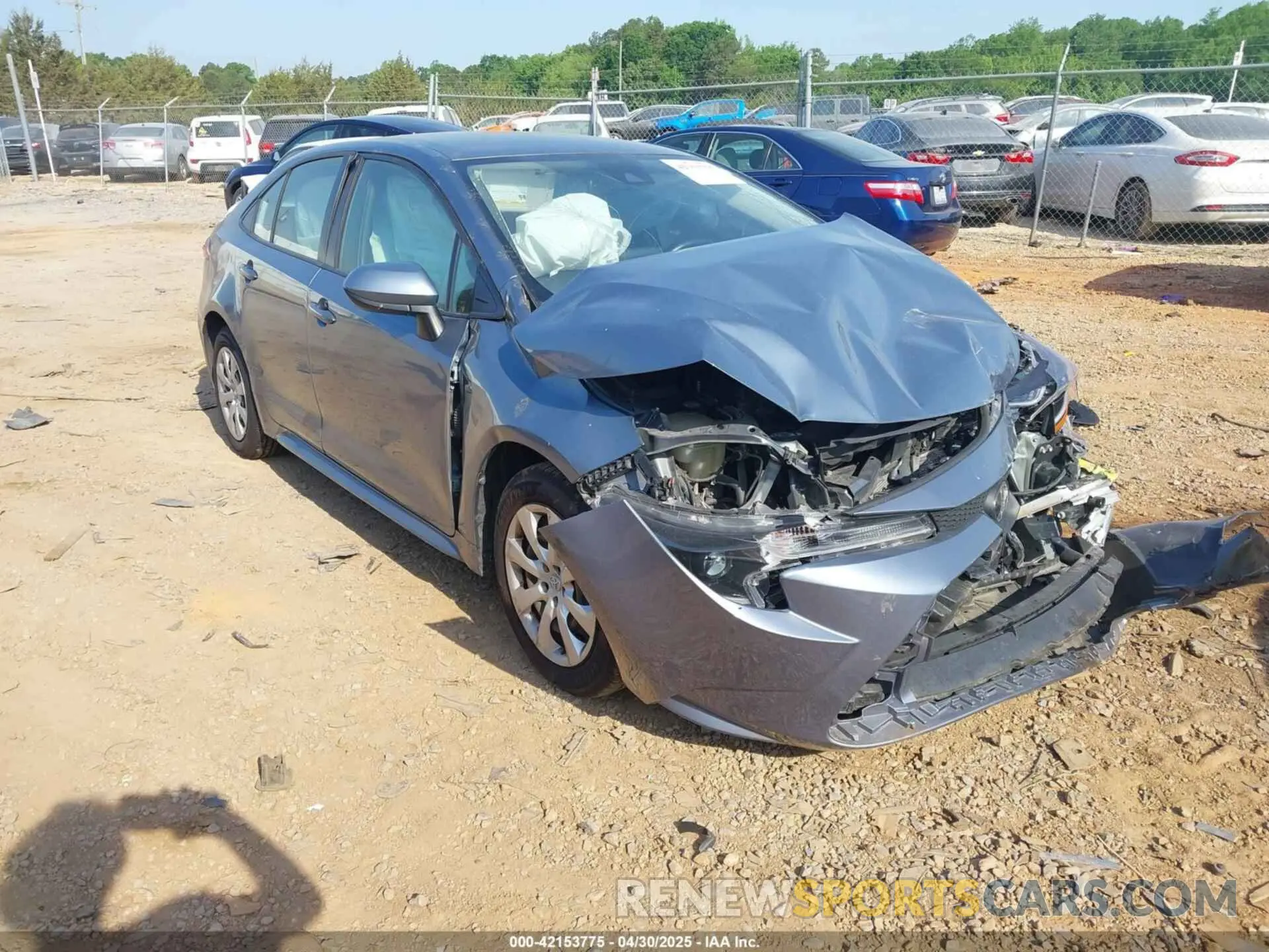 1 Фотография поврежденного автомобиля JTDEPRAEXLJ018939 TOYOTA COROLLA 2020