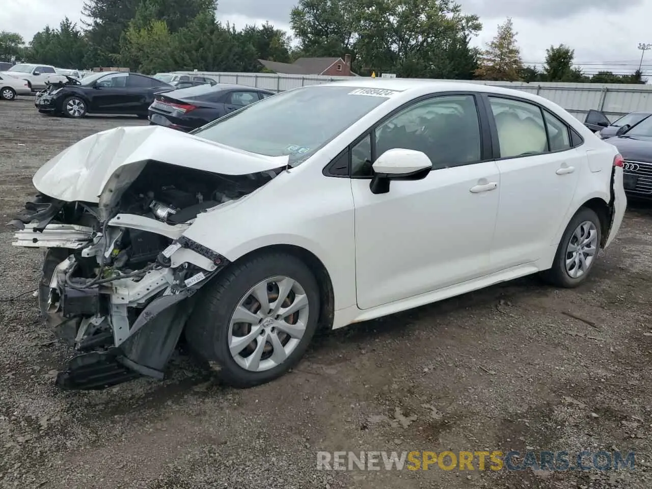 1 Photograph of a damaged car JTDEPRAEXLJ022246 TOYOTA COROLLA 2020