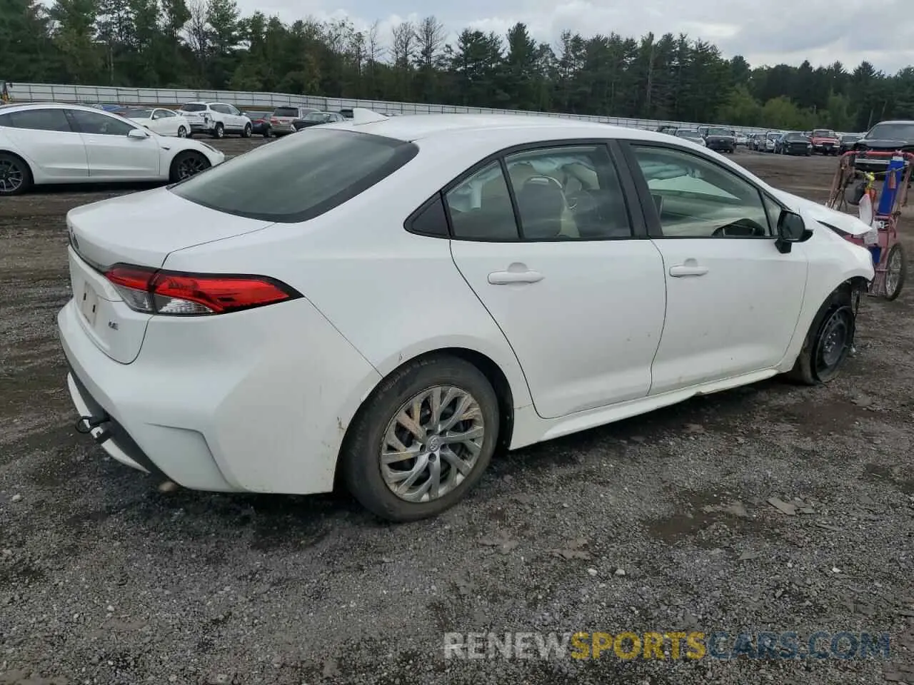 3 Photograph of a damaged car JTDEPRAEXLJ022246 TOYOTA COROLLA 2020
