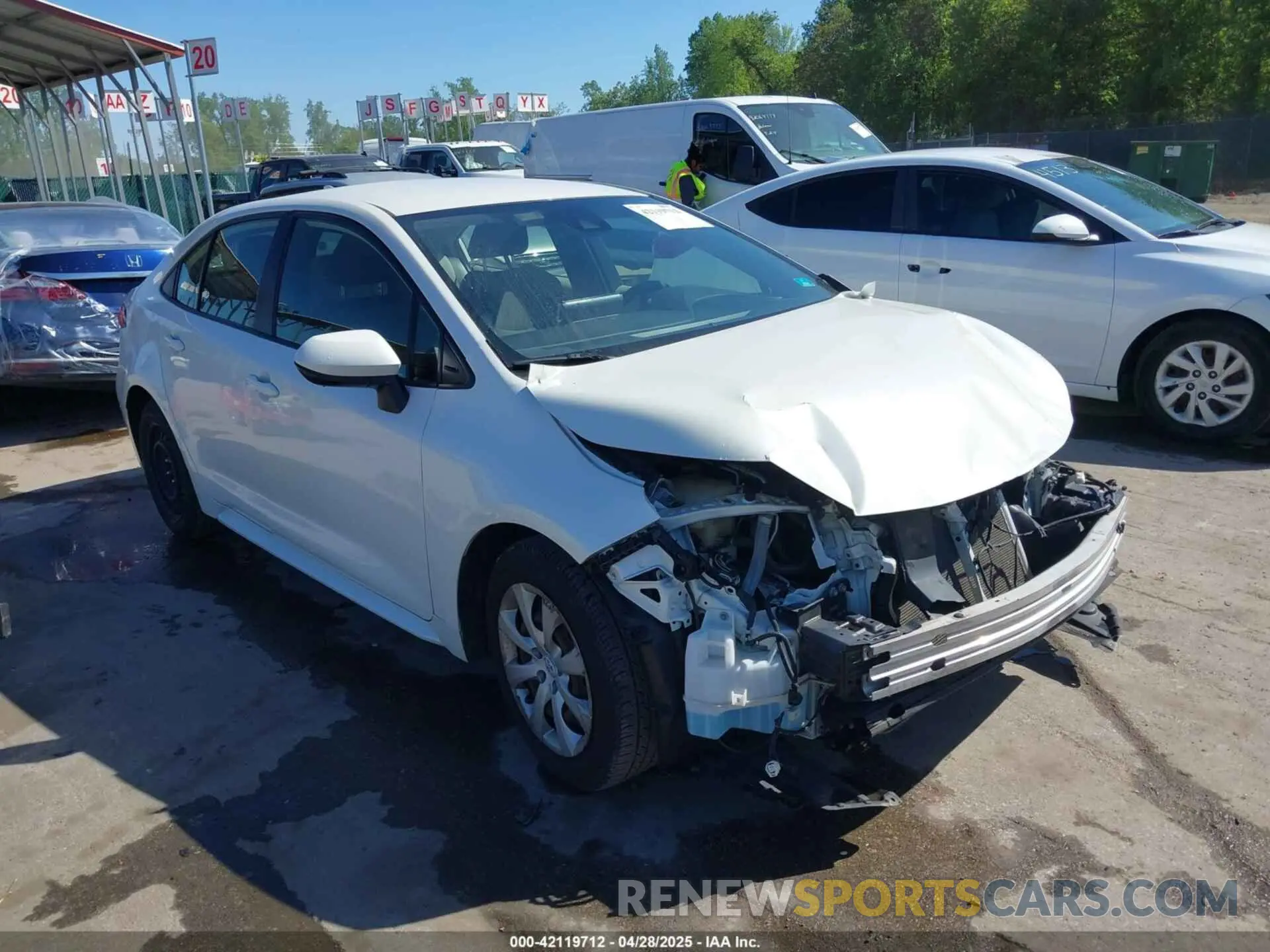 1 Фотография поврежденного автомобиля JTDEPRAEXLJ022781 TOYOTA COROLLA 2020