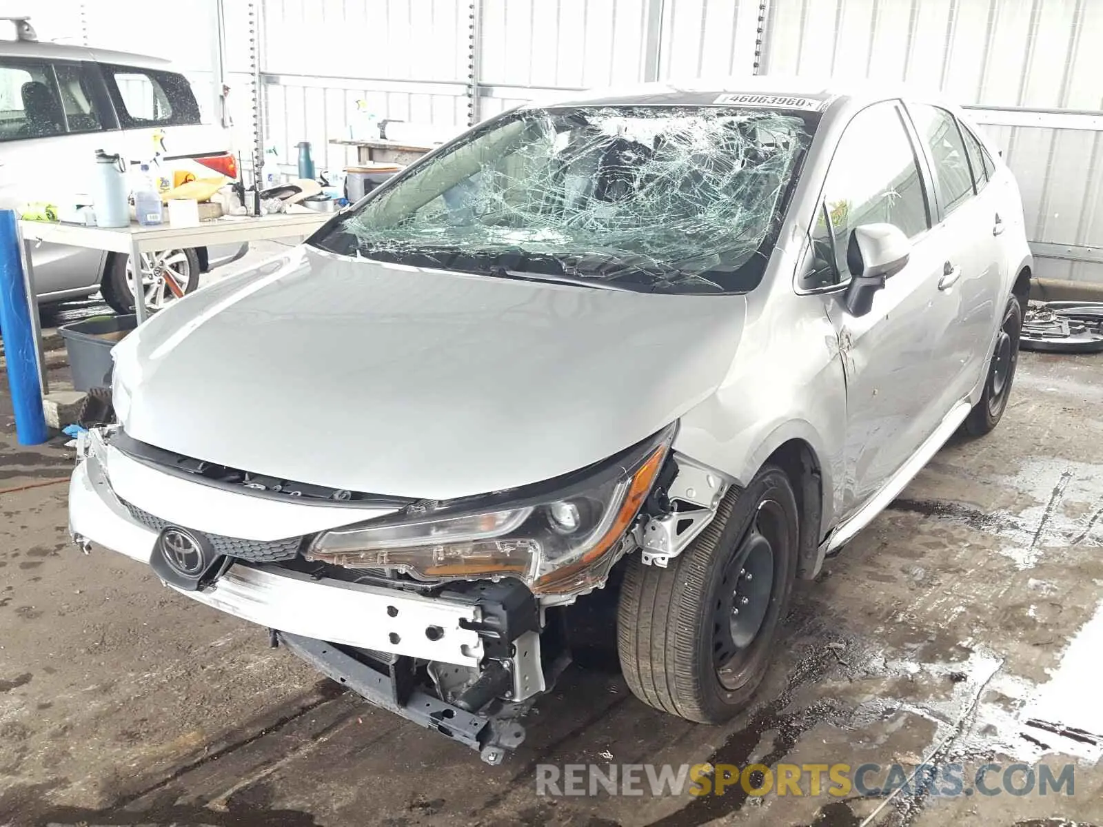 2 Photograph of a damaged car JTDEPRAEXLJ023848 TOYOTA COROLLA 2020
