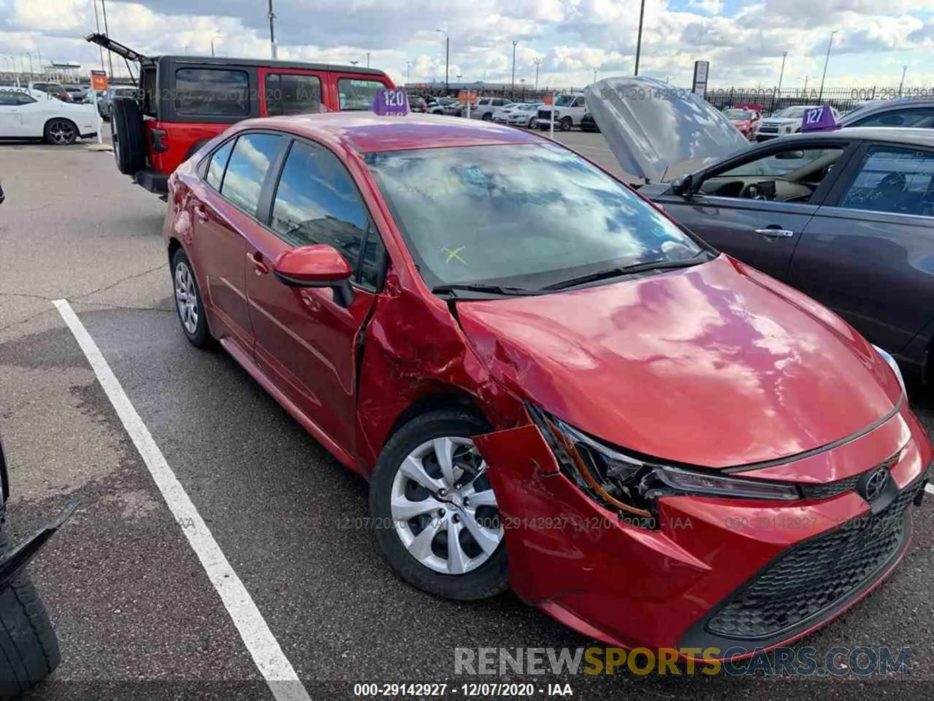 15 Photograph of a damaged car JTDEPRAEXLJ024174 TOYOTA COROLLA 2020