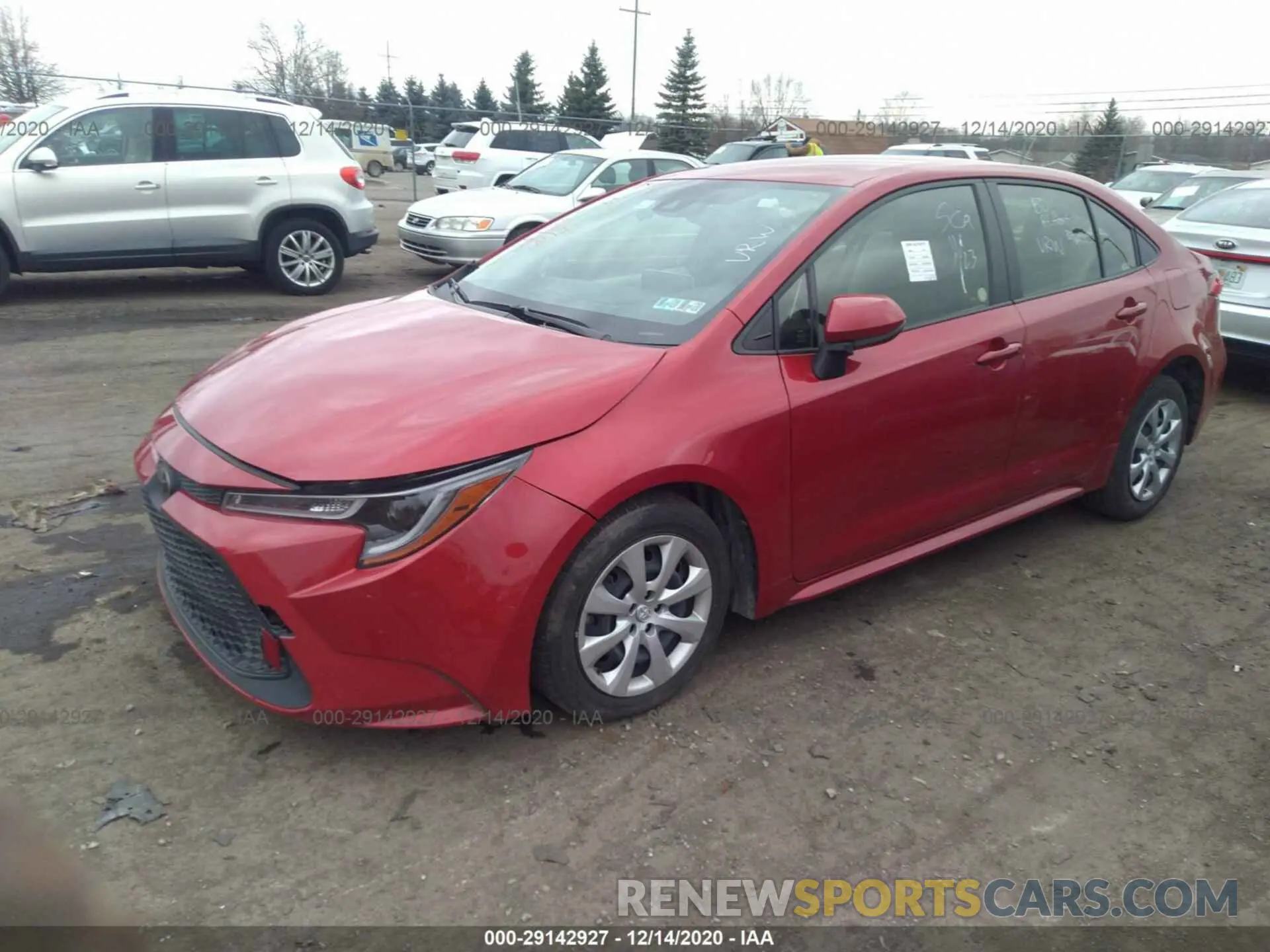 2 Photograph of a damaged car JTDEPRAEXLJ024174 TOYOTA COROLLA 2020