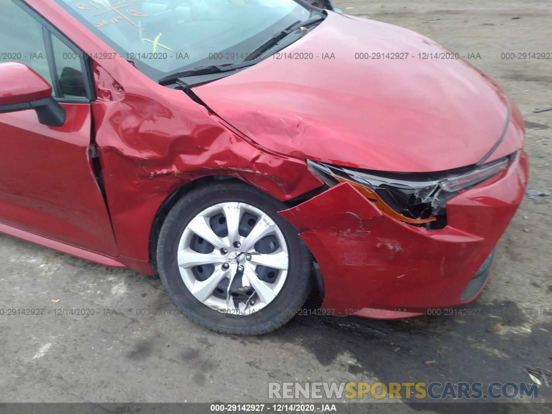 6 Photograph of a damaged car JTDEPRAEXLJ024174 TOYOTA COROLLA 2020
