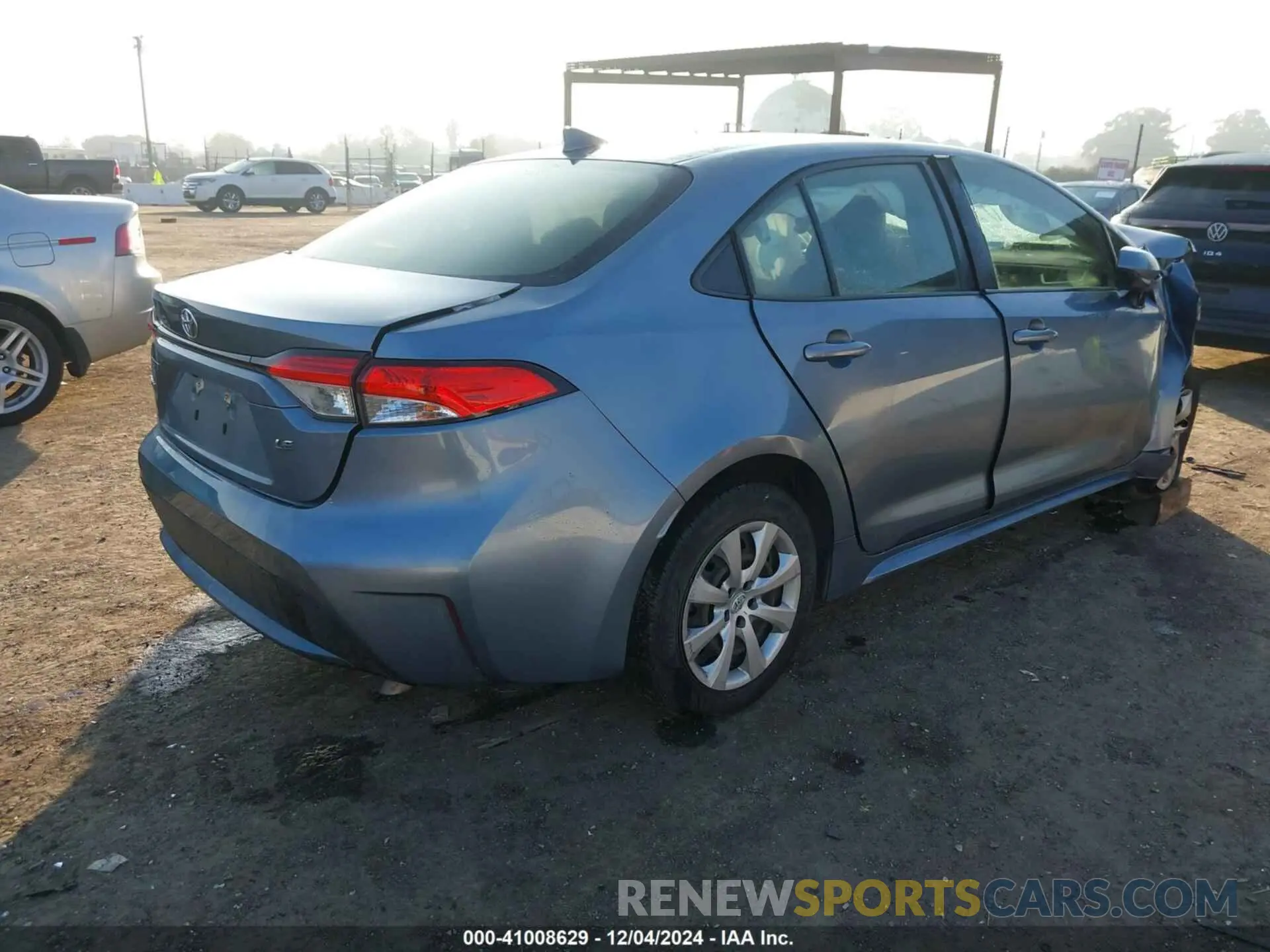 4 Photograph of a damaged car JTDEPRAEXLJ024644 TOYOTA COROLLA 2020