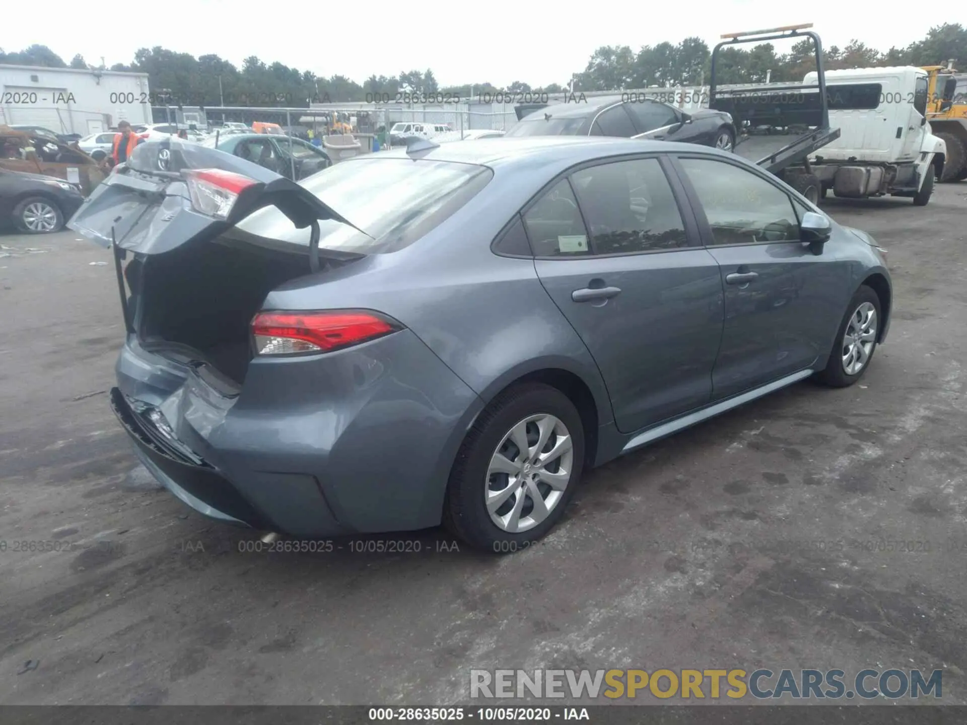 4 Фотография поврежденного автомобиля JTDEPRAEXLJ025437 TOYOTA COROLLA 2020